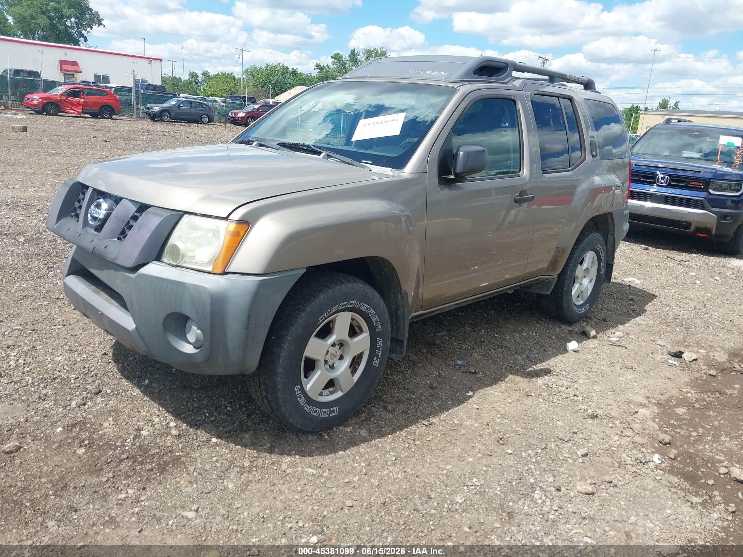 2007 Nissan Xterra S Champagne vin: 5N1AN08W27C529601