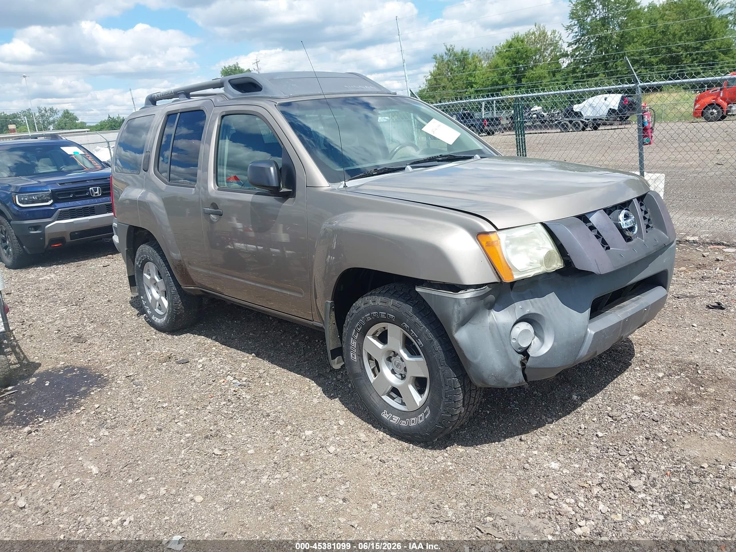 2007 Nissan Xterra S Champagne vin: 5N1AN08W27C529601