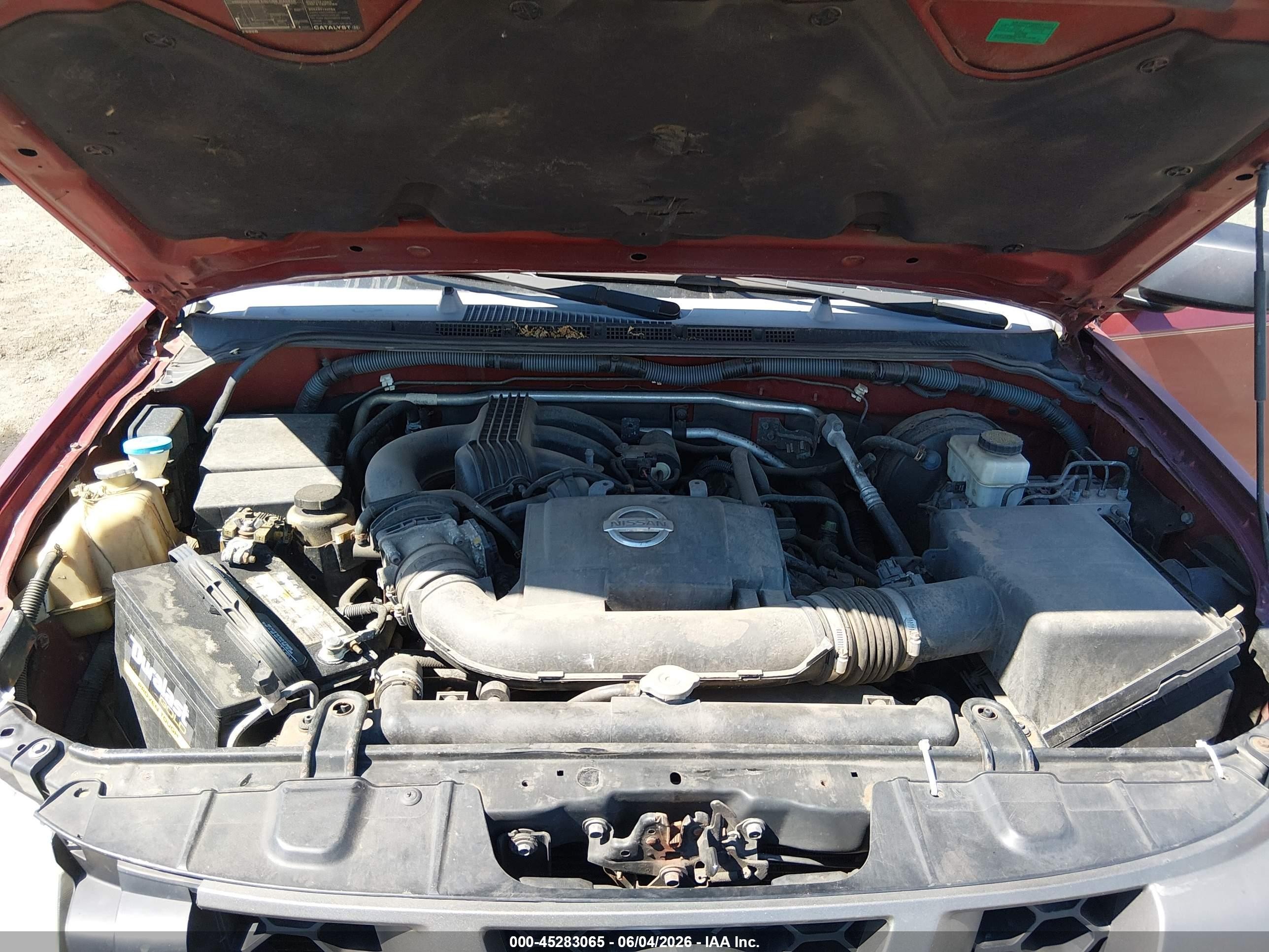 2008 Nissan Xterra S Red vin: 5N1AN08W28C528675
