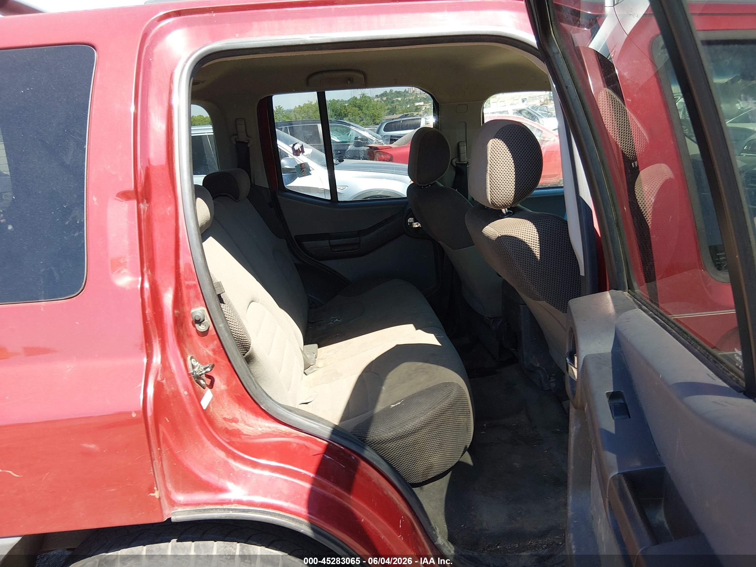 2008 Nissan Xterra S Red vin: 5N1AN08W28C528675