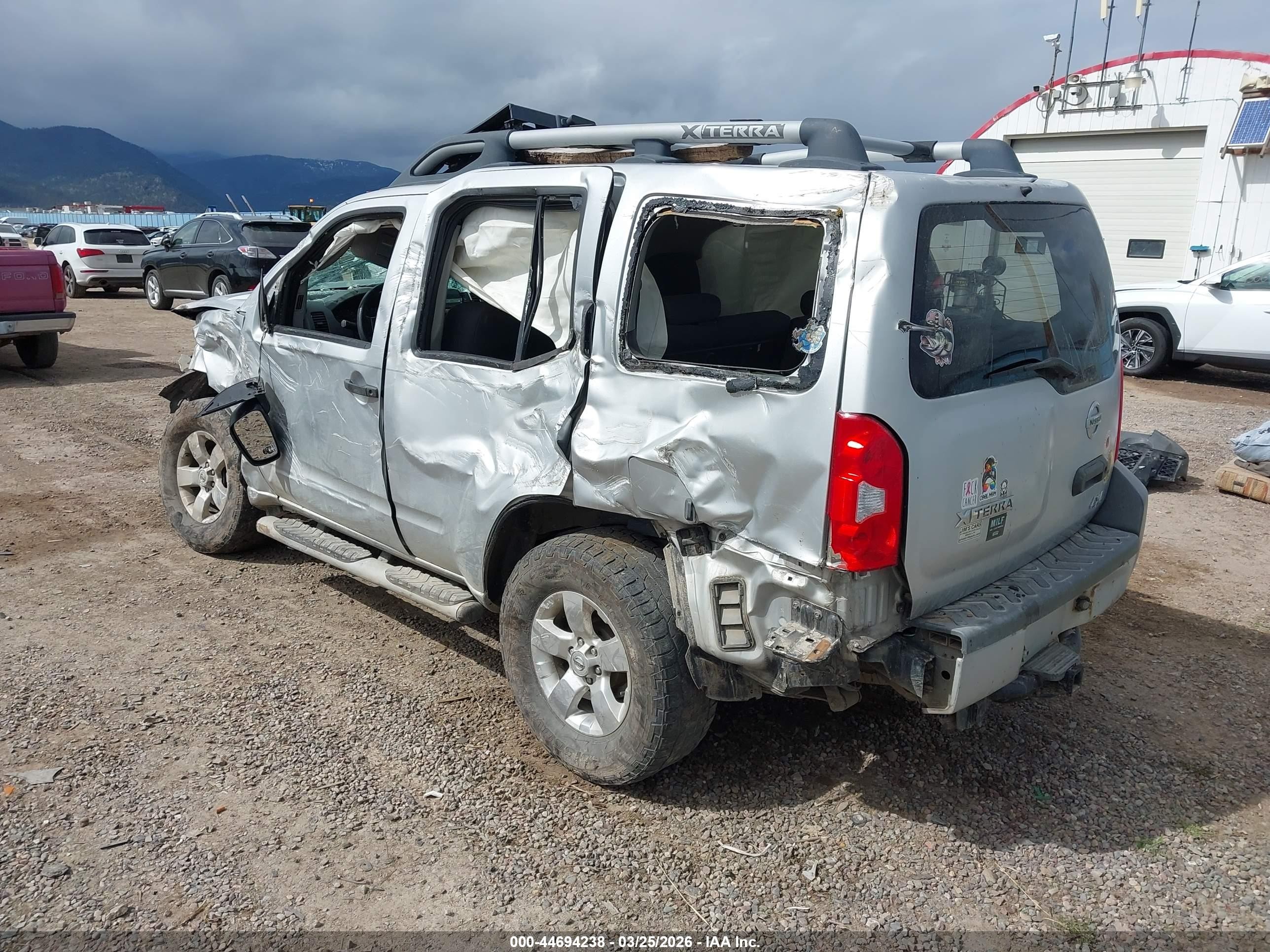 2009 Nissan Xterra S Silver vin: 5N1AN08W29C511716