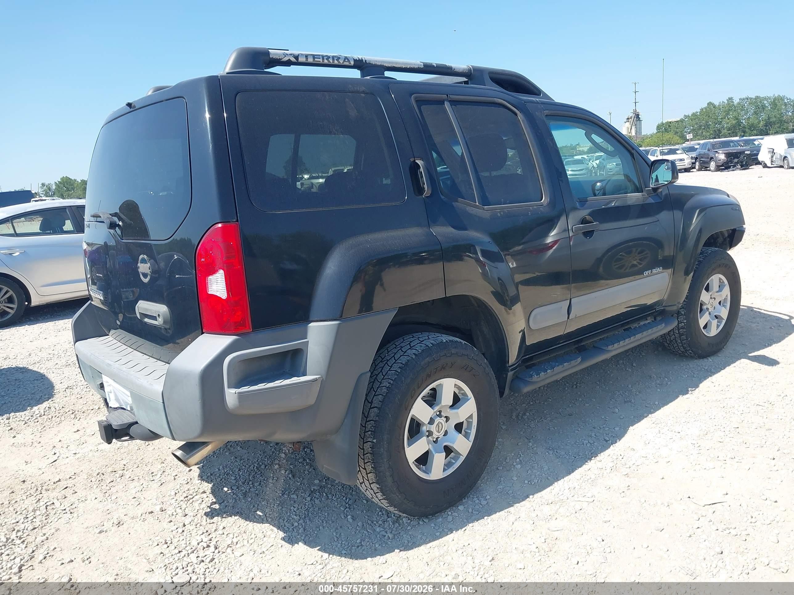 2005 Nissan Xterra Off Road Black vin: 5N1AN08W35C651154