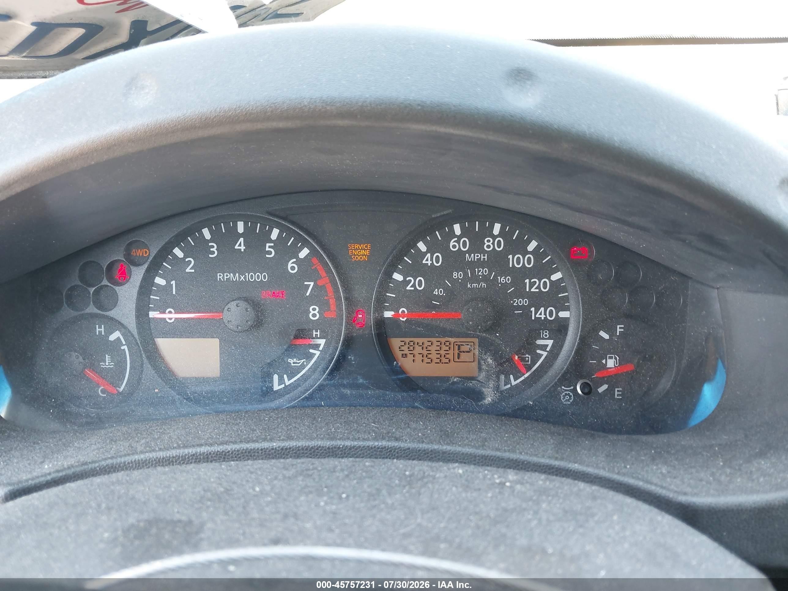 2005 Nissan Xterra Off Road Black vin: 5N1AN08W35C651154