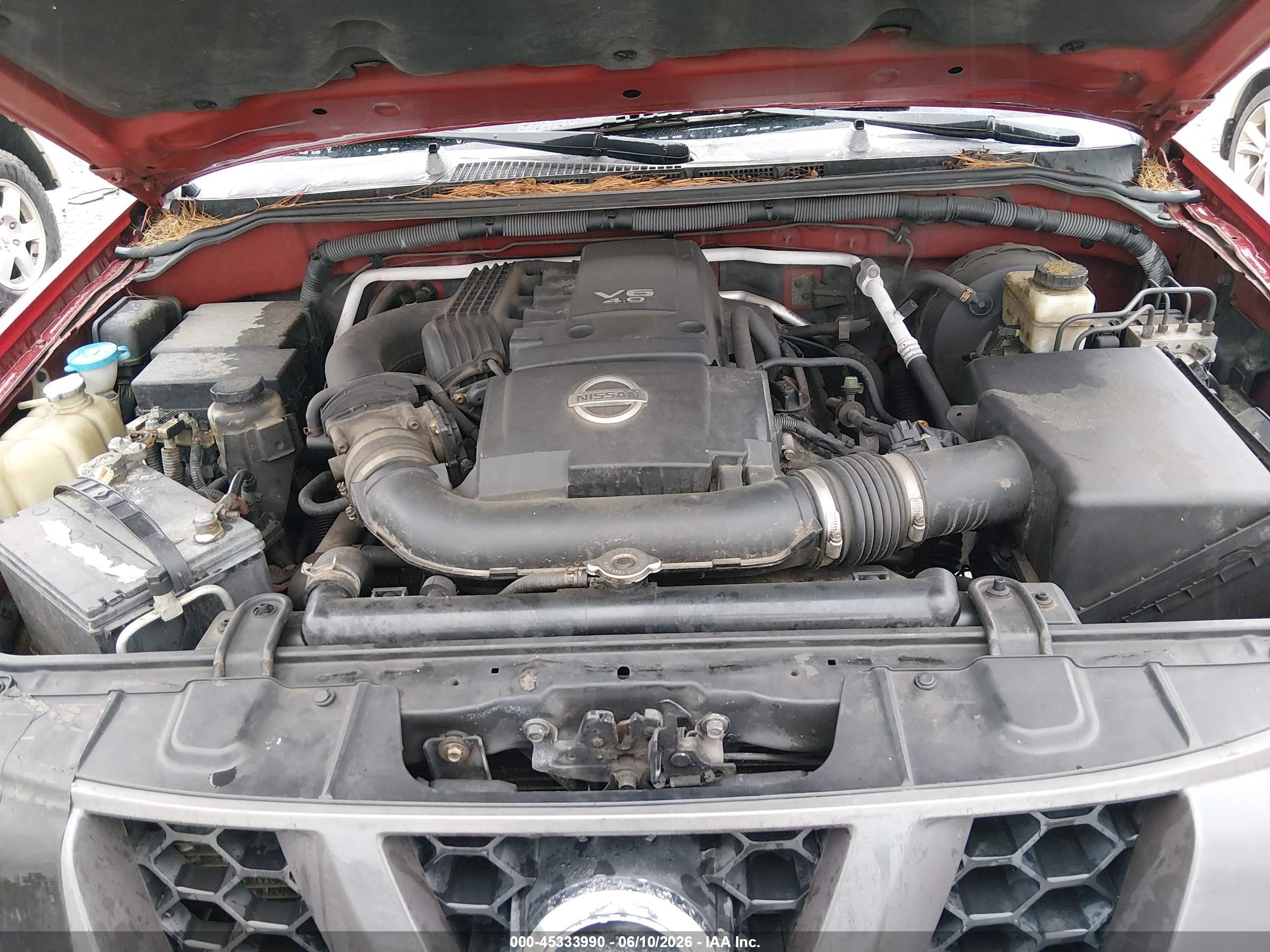 2008 Nissan Xterra Off Road Красный vin: 5N1AN08W38C510461