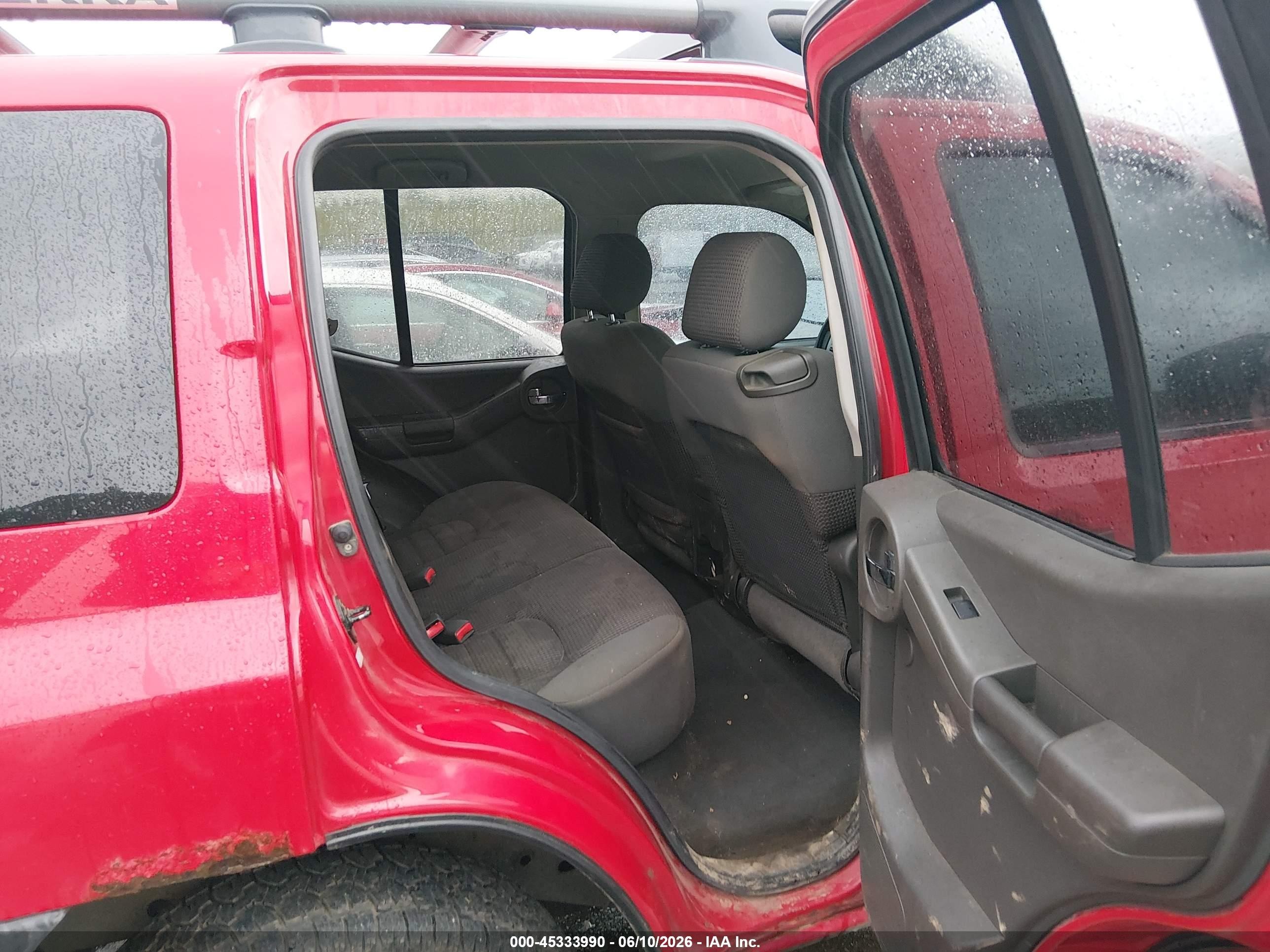 2008 Nissan Xterra Off Road Красный vin: 5N1AN08W38C510461