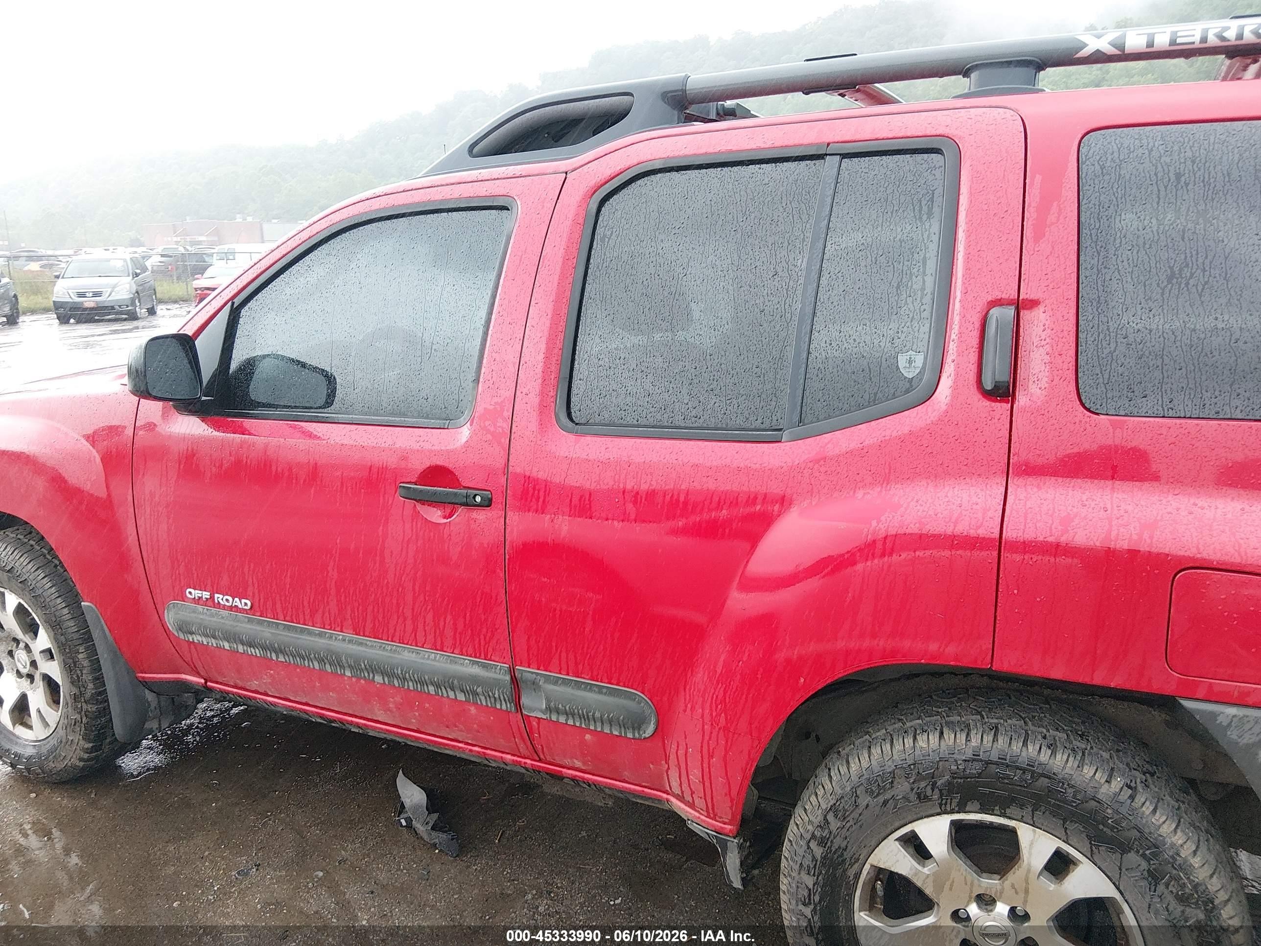 2008 Nissan Xterra Off Road Красный vin: 5N1AN08W38C510461