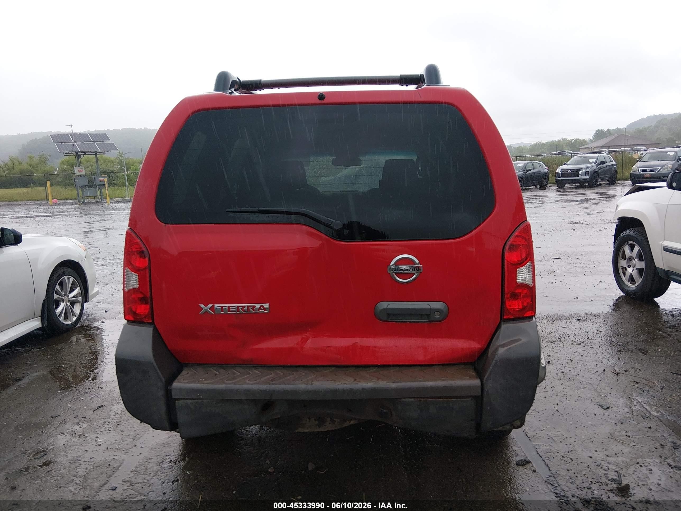 2008 Nissan Xterra Off Road Красный vin: 5N1AN08W38C510461
