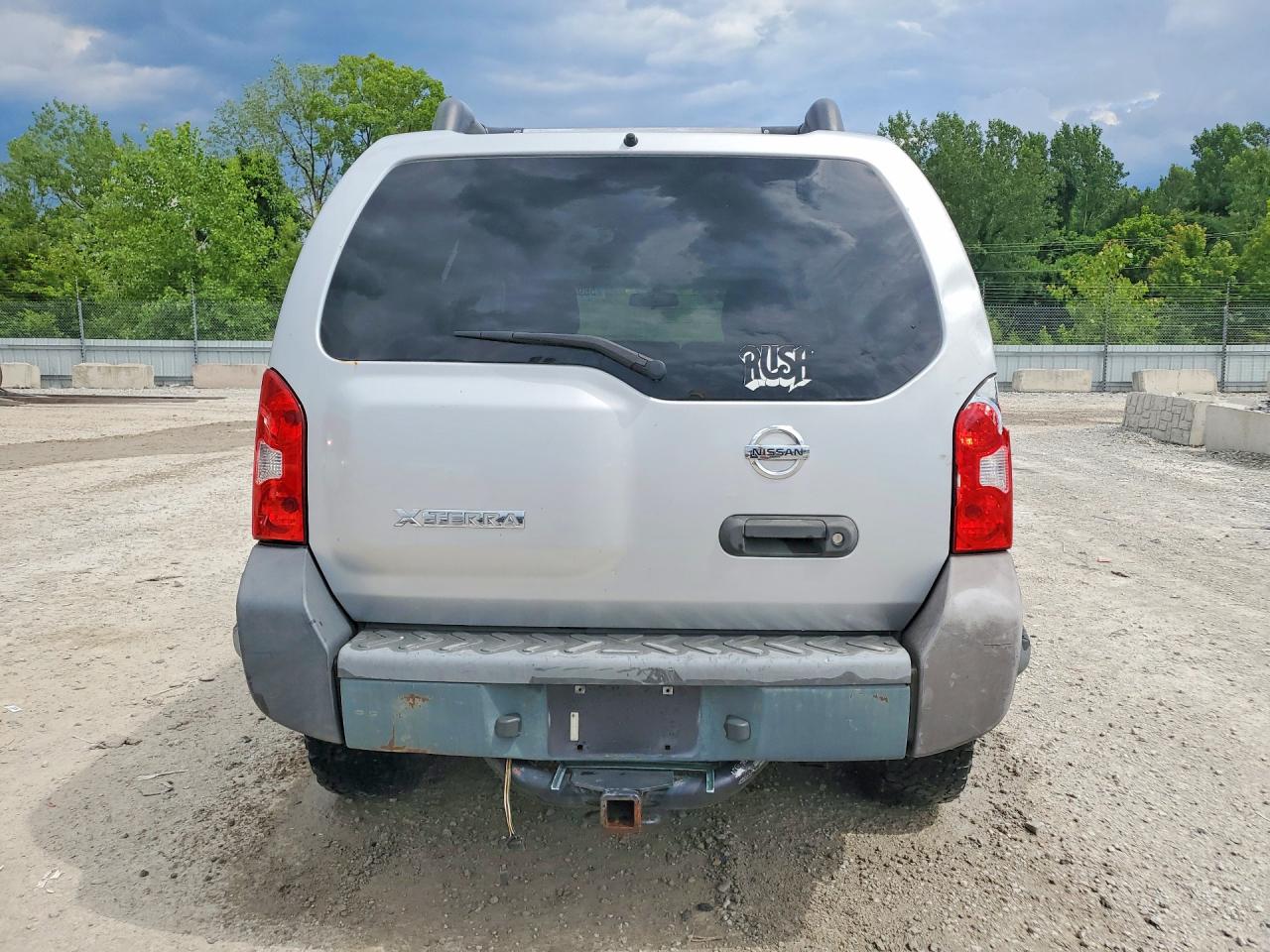 2008 Nissan Xterra X Silver vin: 5N1AN08W38C536316