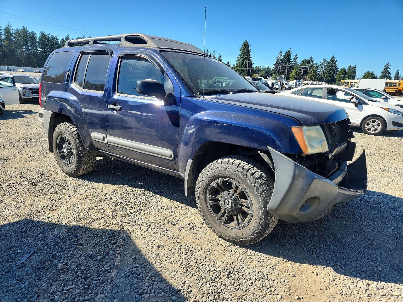2008 Nissan Xterra X Blue vin: 5N1AN08W38C537823
