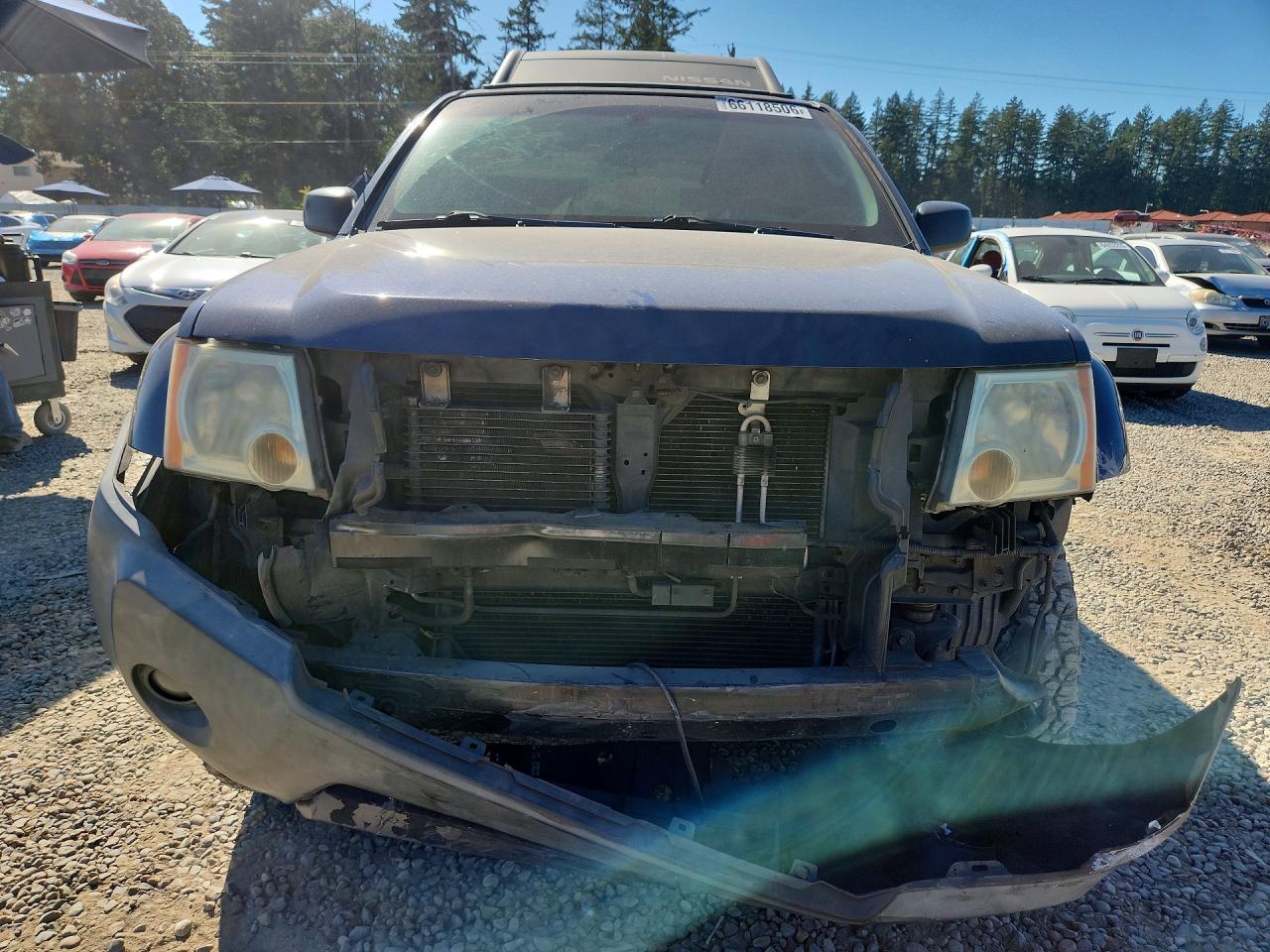 2008 Nissan Xterra X Blue vin: 5N1AN08W38C537823