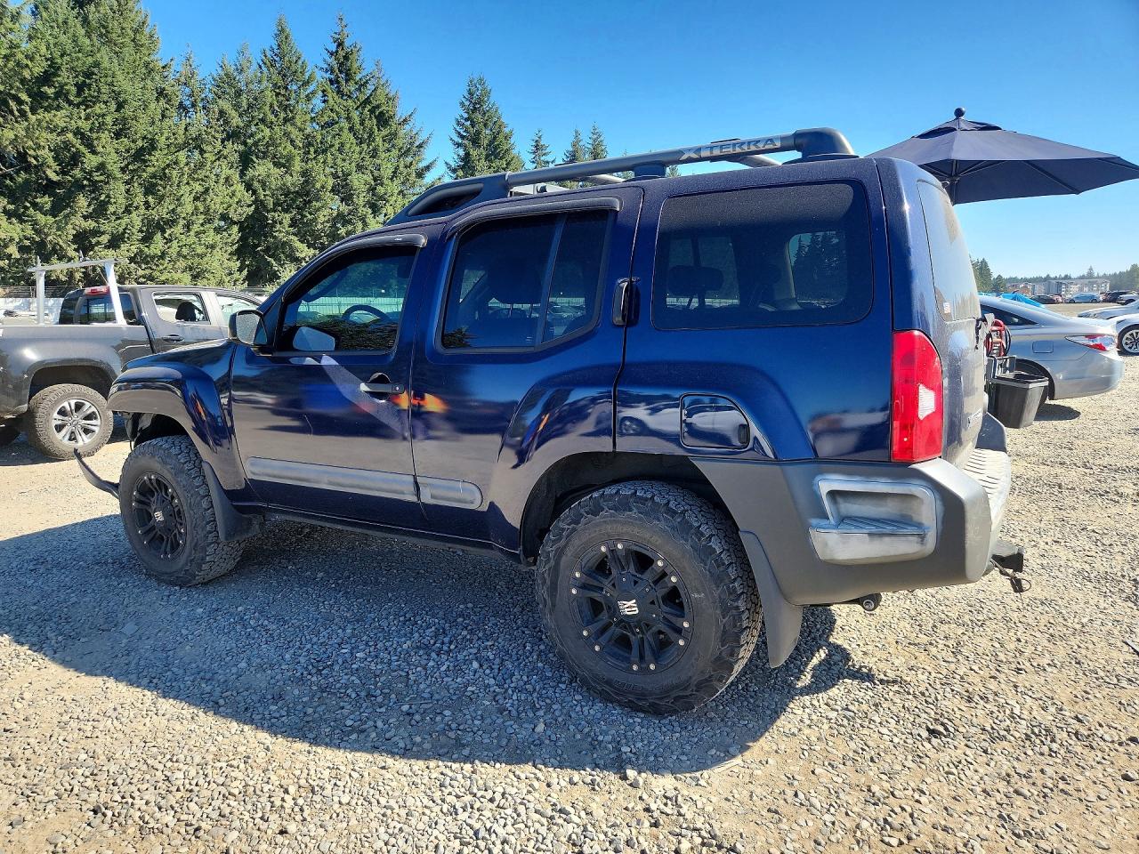 2008 Nissan Xterra X Blue vin: 5N1AN08W38C537823