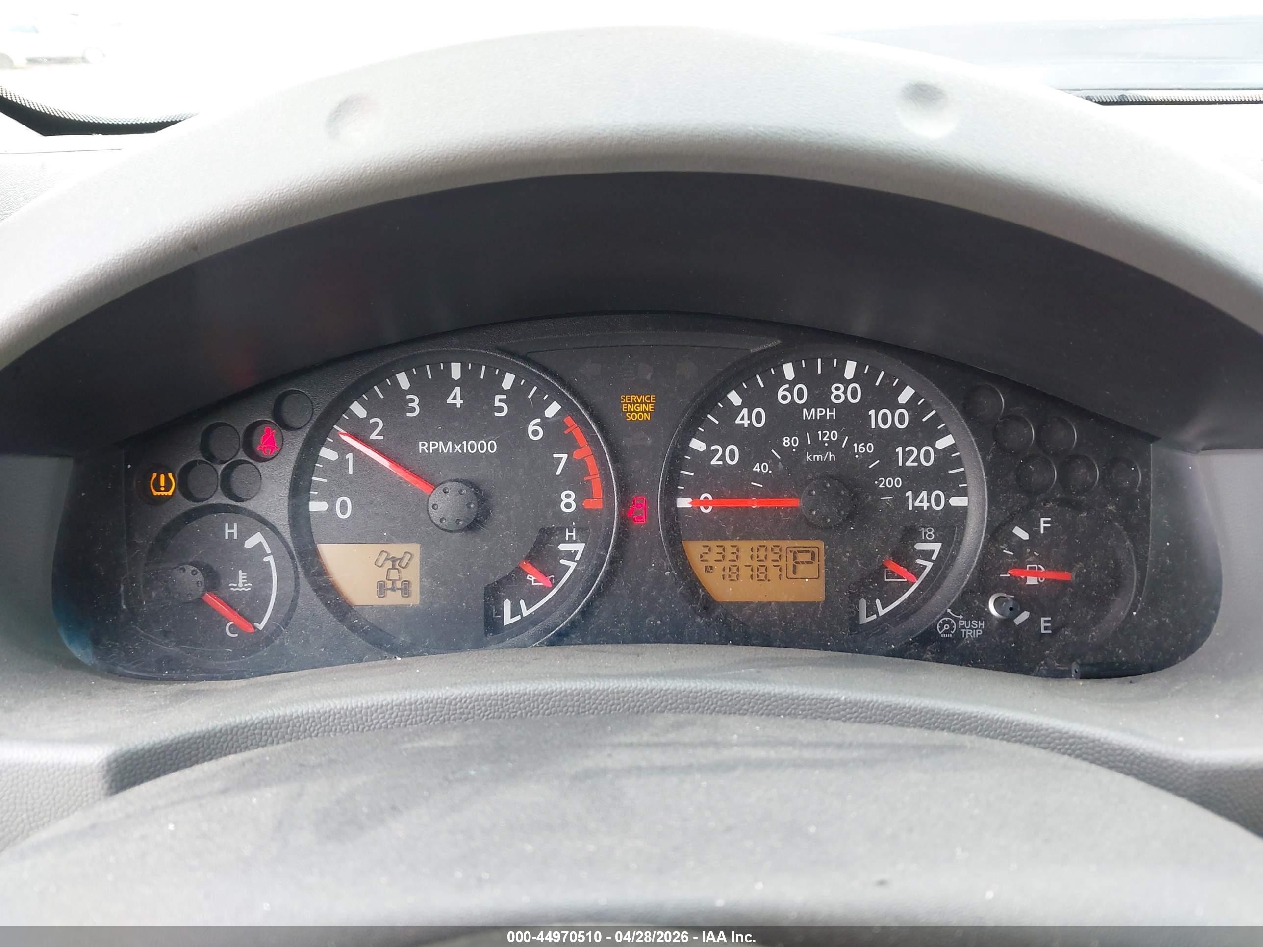 2009 Nissan Xterra S Серый vin: 5N1AN08W39C509599