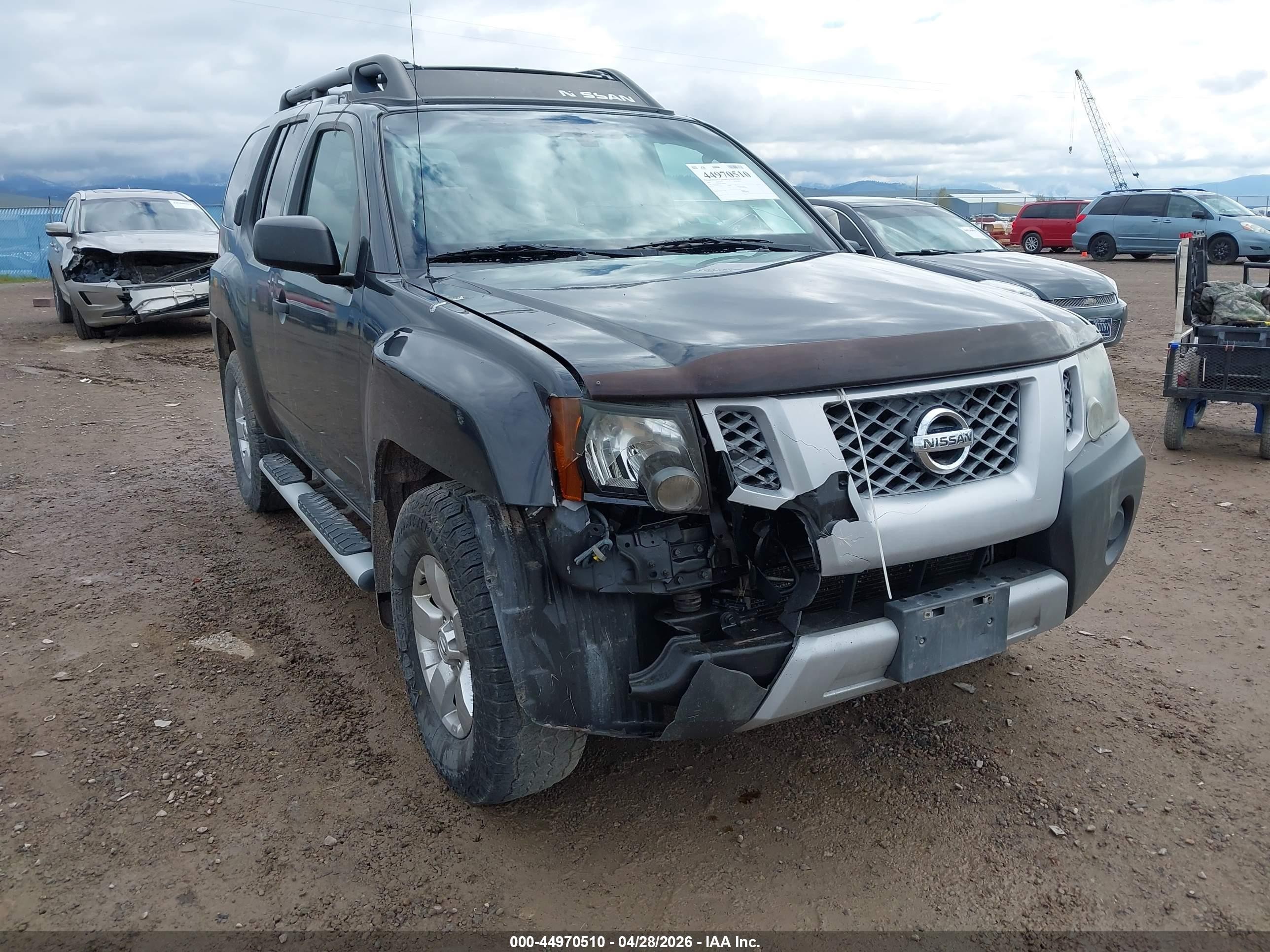 2009 Nissan Xterra S Серый vin: 5N1AN08W39C509599
