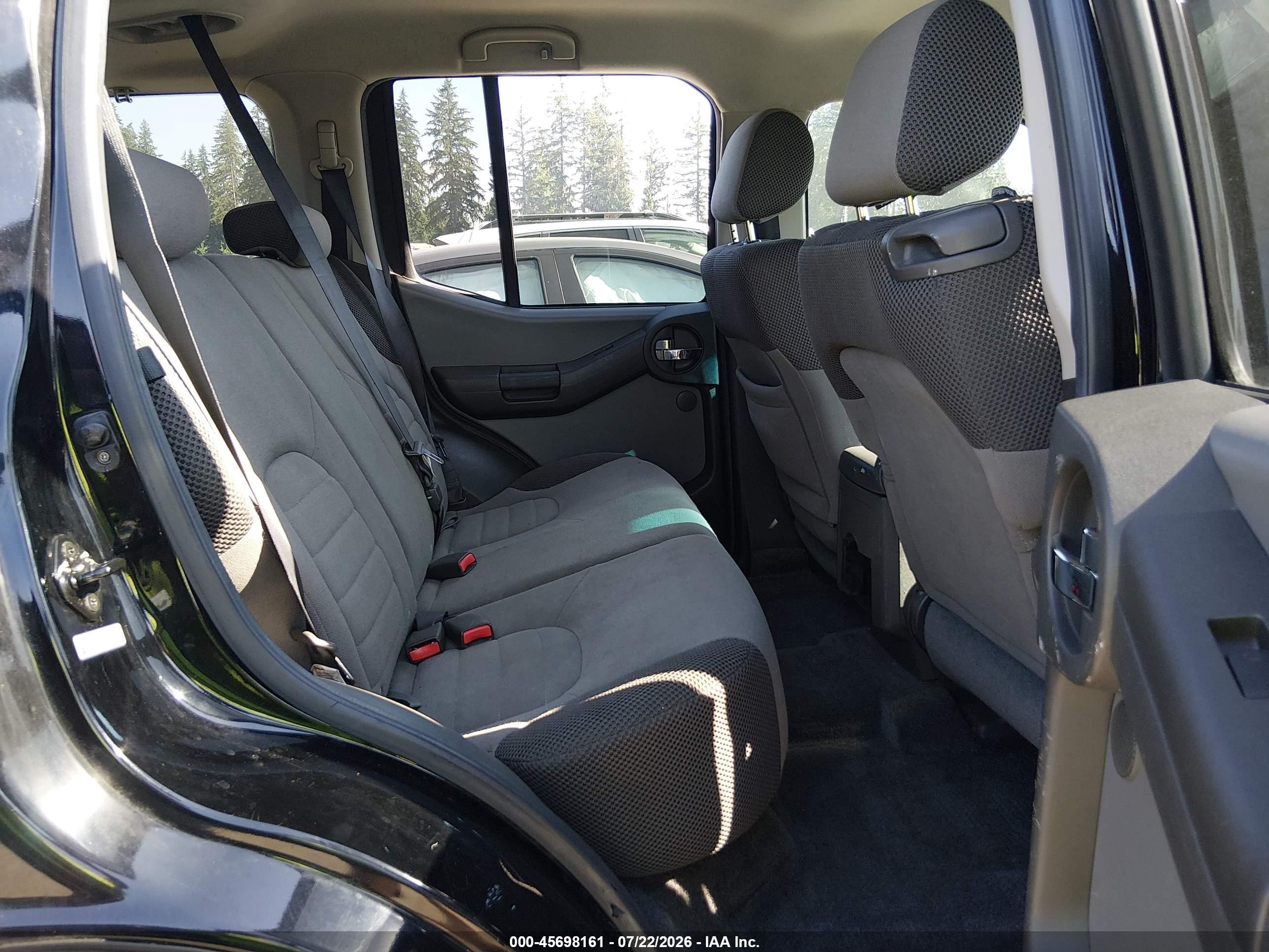 2005 Nissan Xterra Se Black vin: 5N1AN08W45C641653