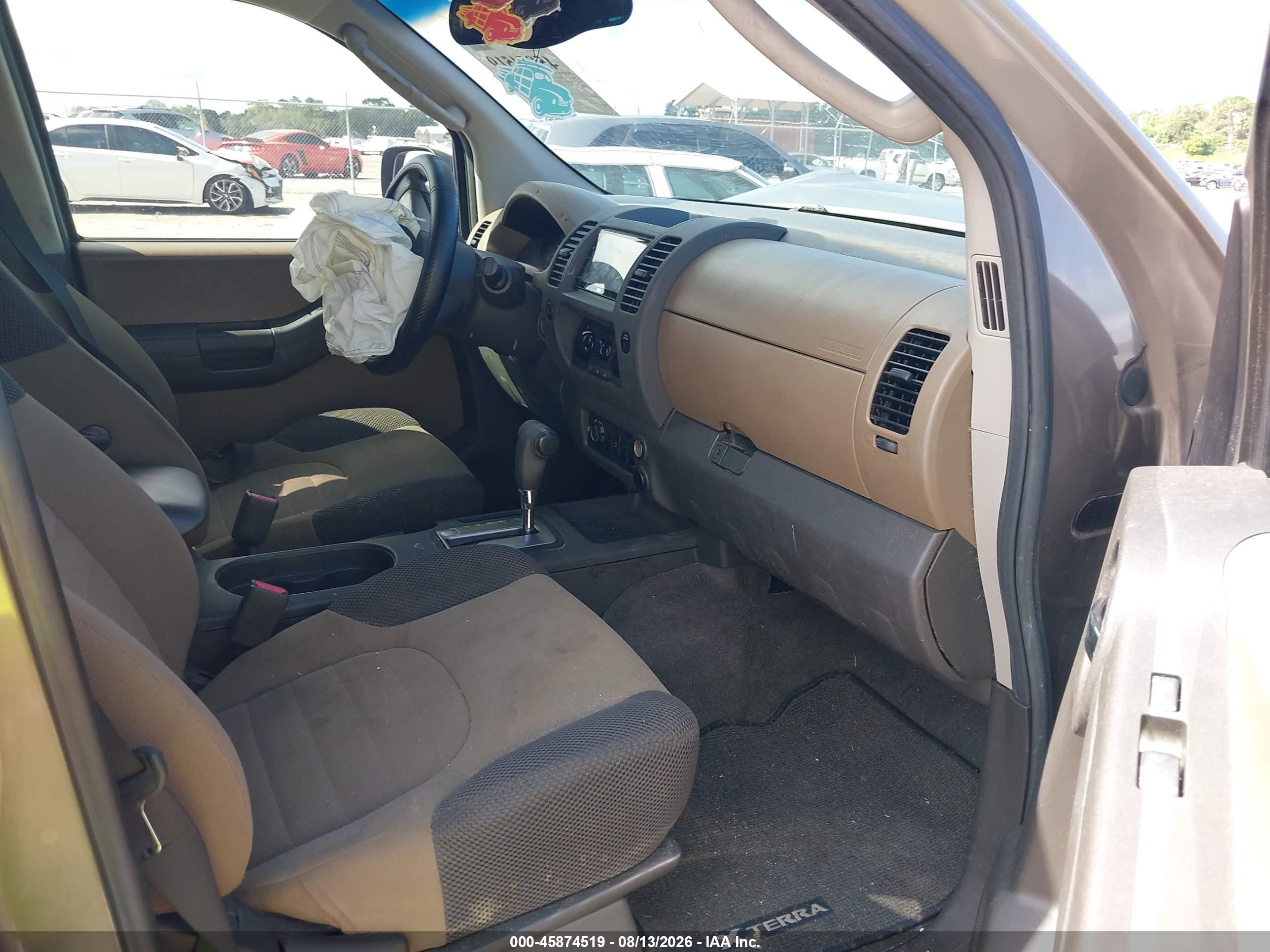 2006 Nissan Xterra S Beige vin: 5N1AN08W46C505489