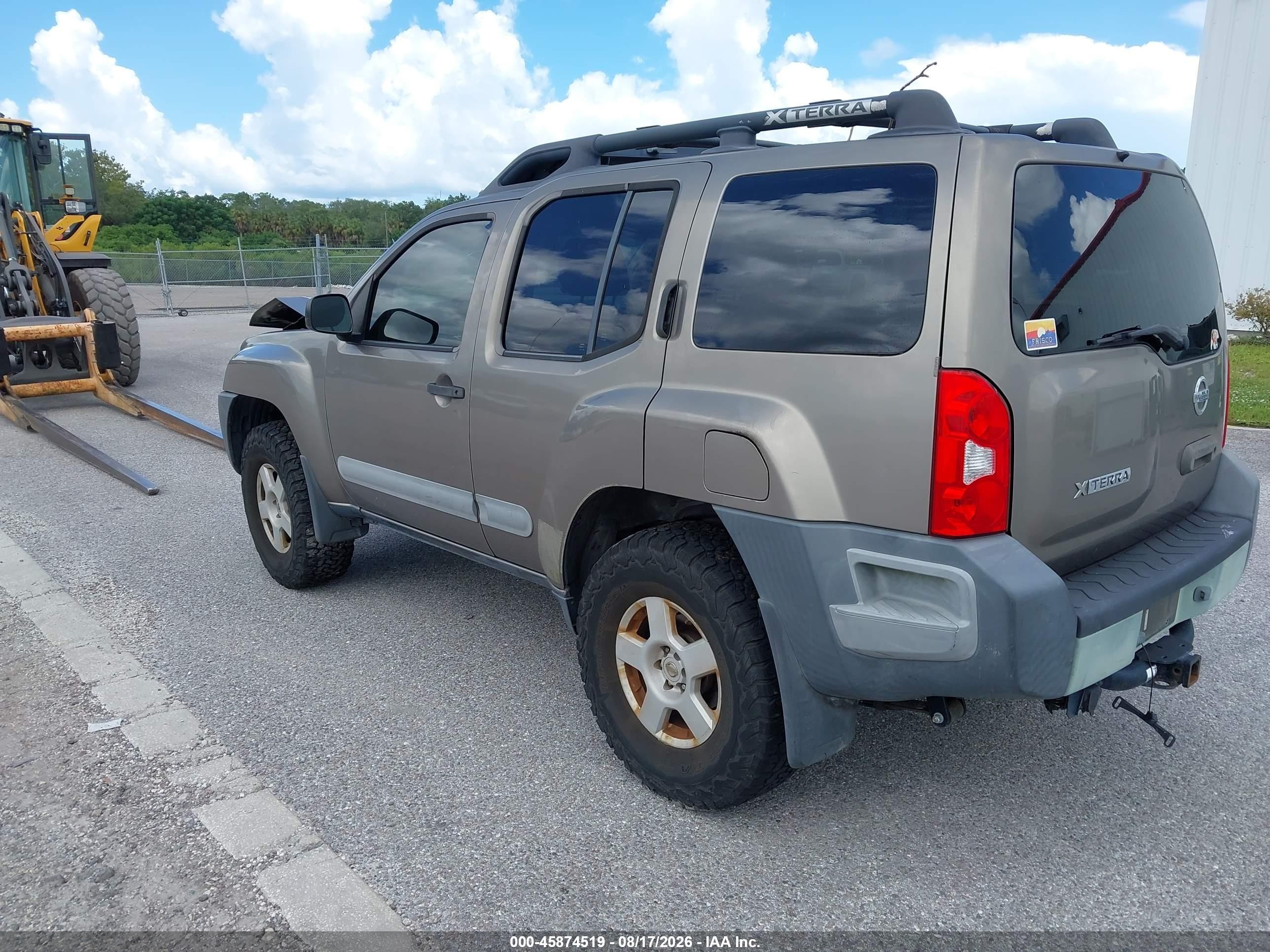 2006 Nissan Xterra S Beige vin: 5N1AN08W46C505489