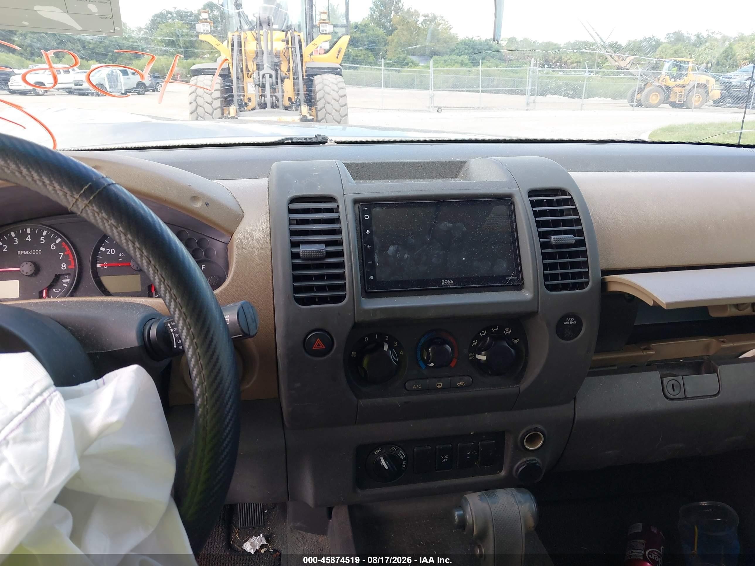 2006 Nissan Xterra S Beige vin: 5N1AN08W46C505489
