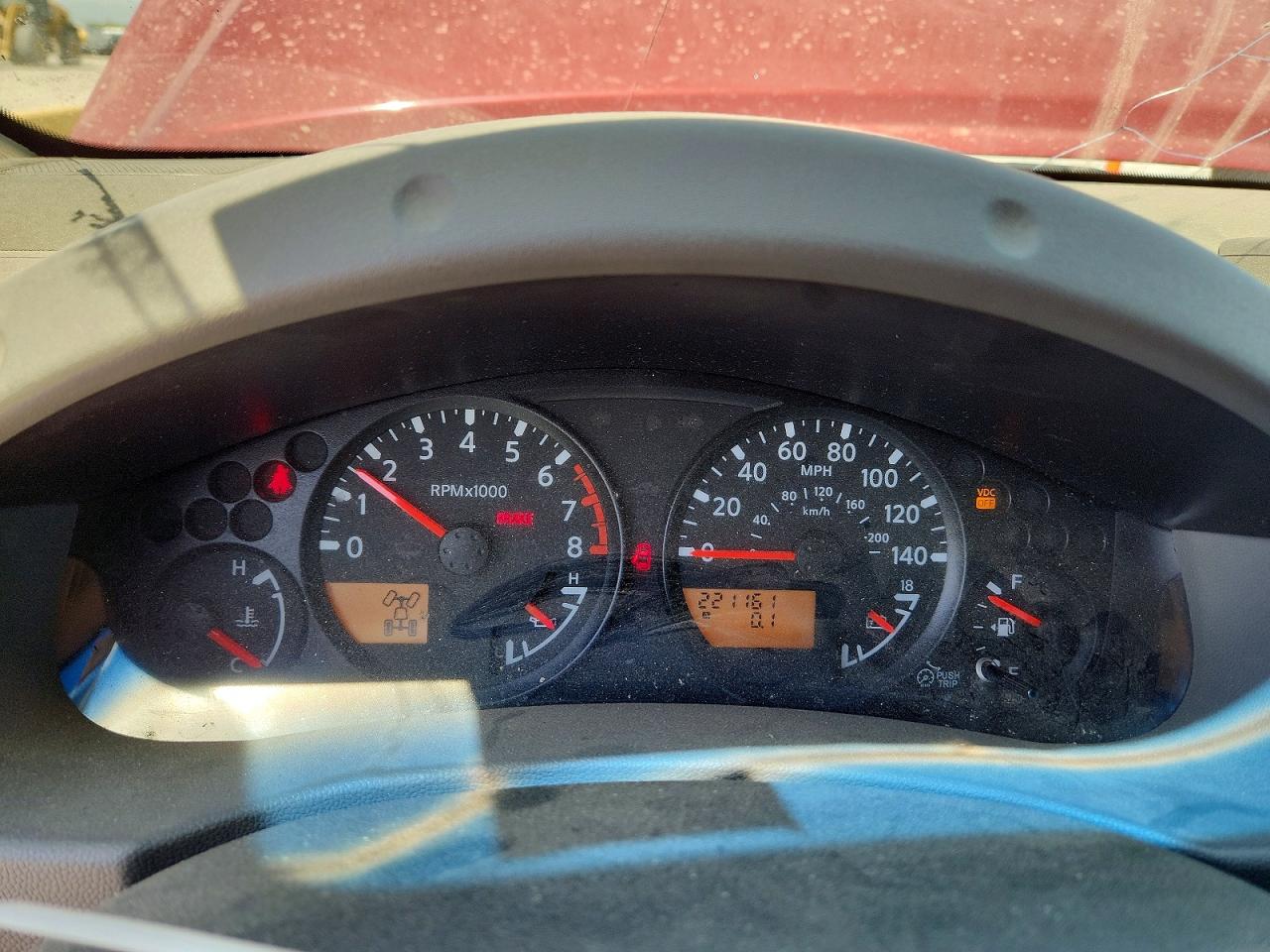 2007 Nissan Xterra Off Road Red vin: 5N1AN08W47C543760