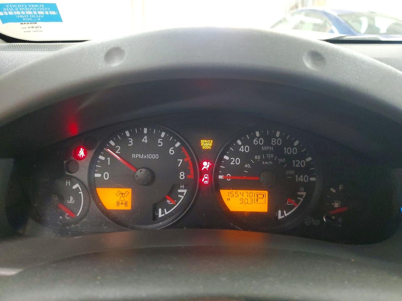 2008 Nissan Xterra X White vin: 5N1AN08W48C508394