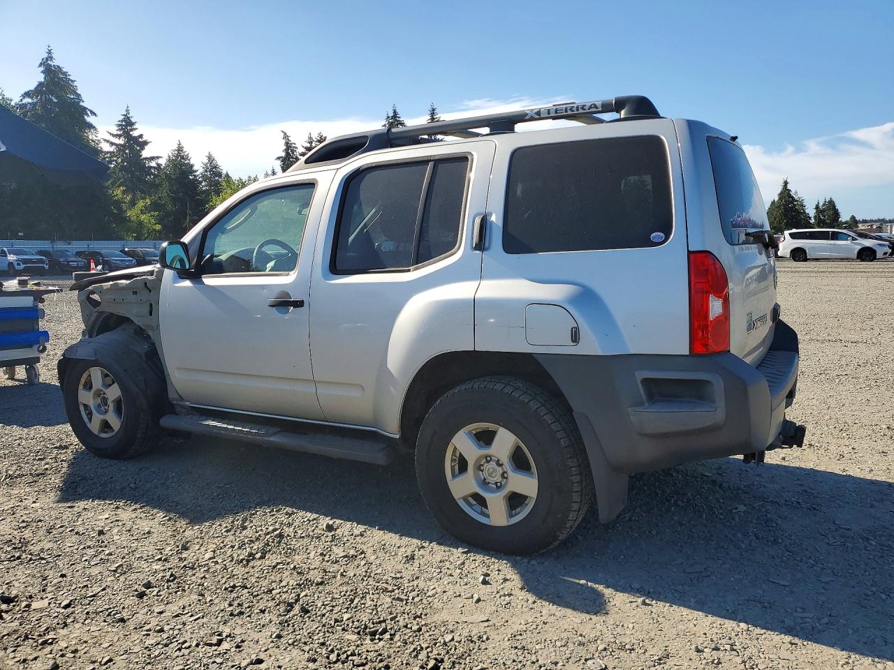 2008 Nissan Xterra X Серебряный vin: 5N1AN08W48C530282