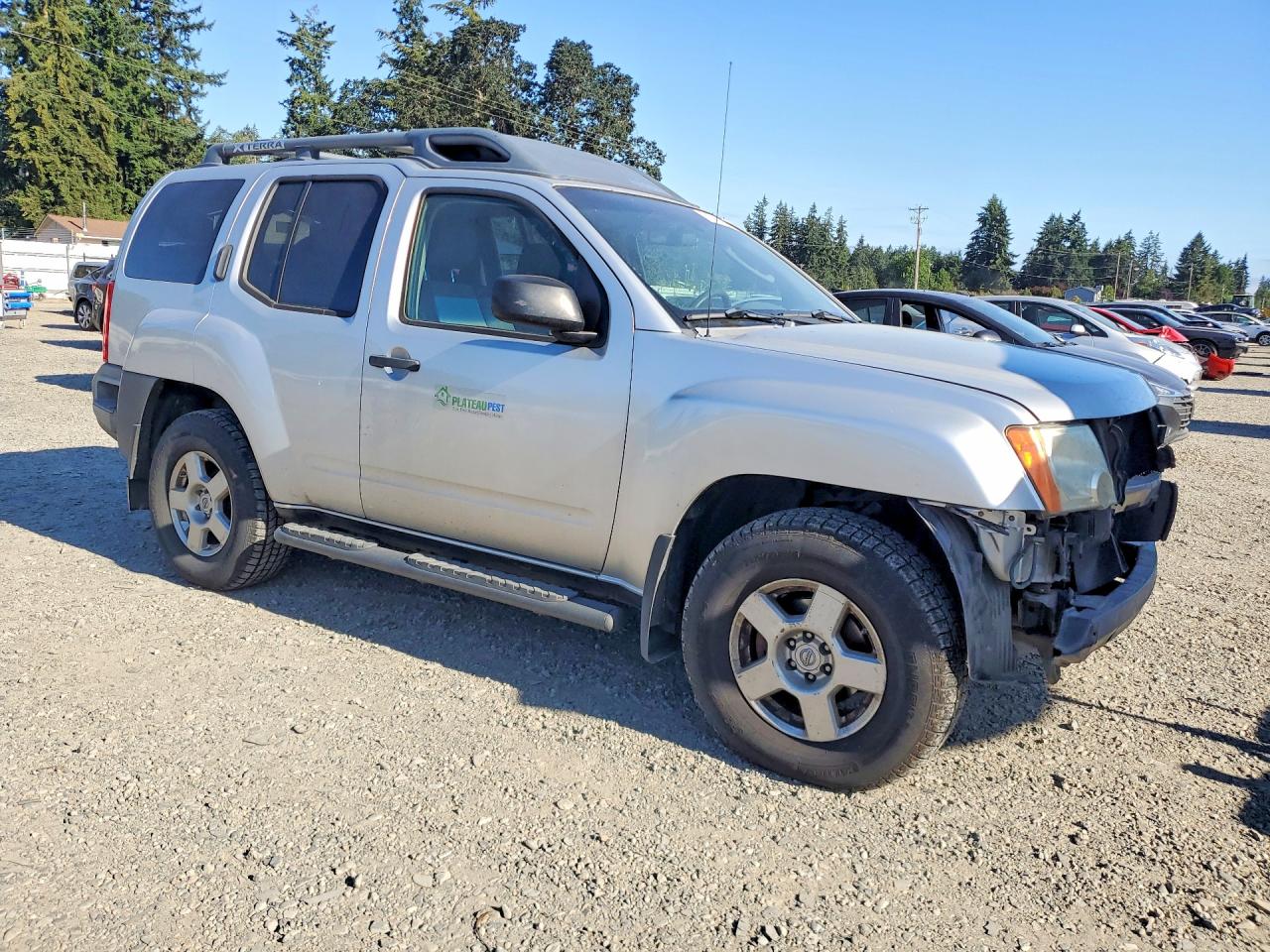 2008 Nissan Xterra X Серебряный vin: 5N1AN08W48C530282