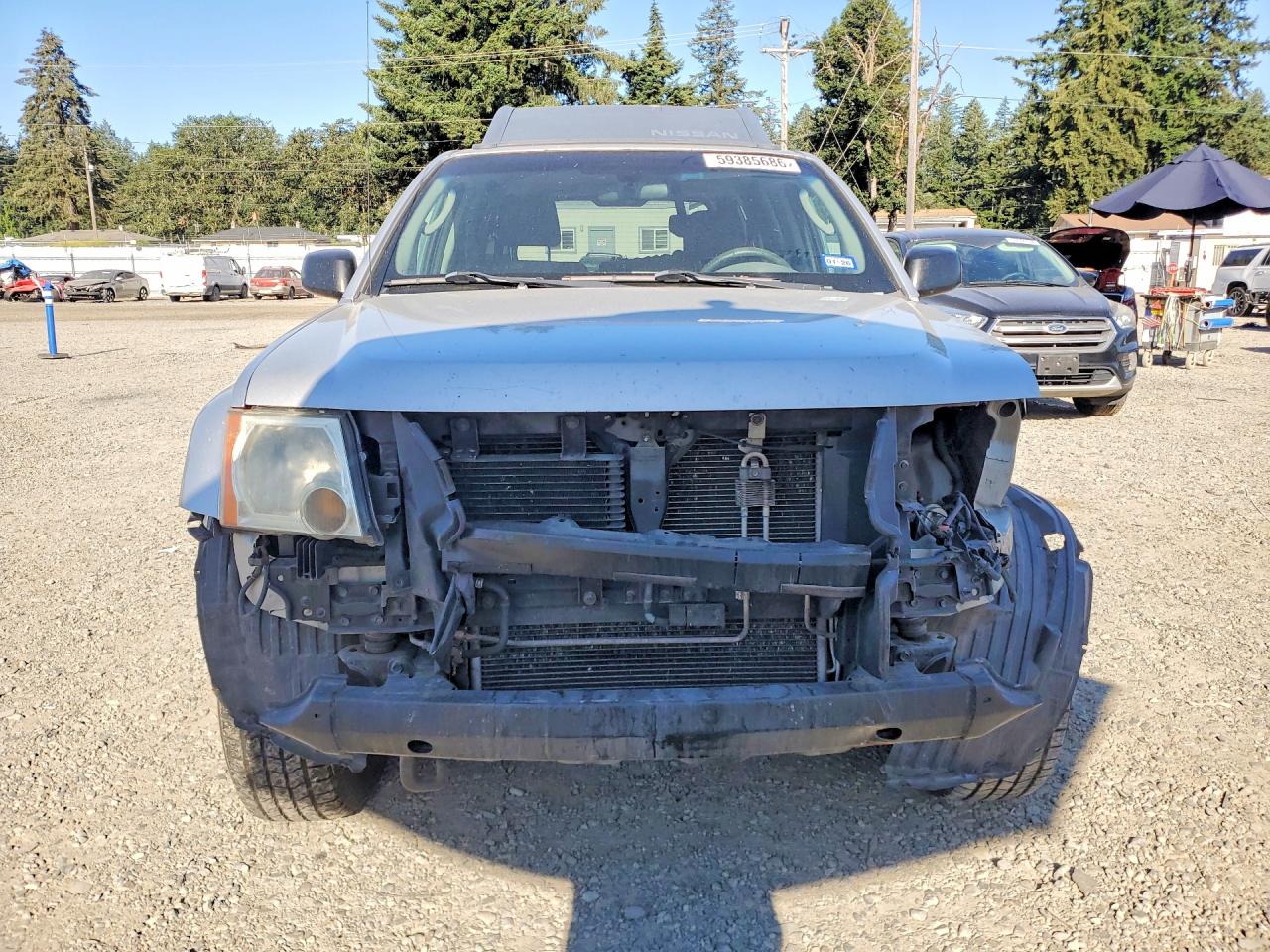 2008 Nissan Xterra X Серебряный vin: 5N1AN08W48C530282