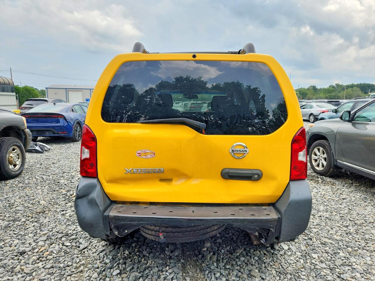 2005 Nissan Xterra S Yellow vin: 5N1AN08W55C610752