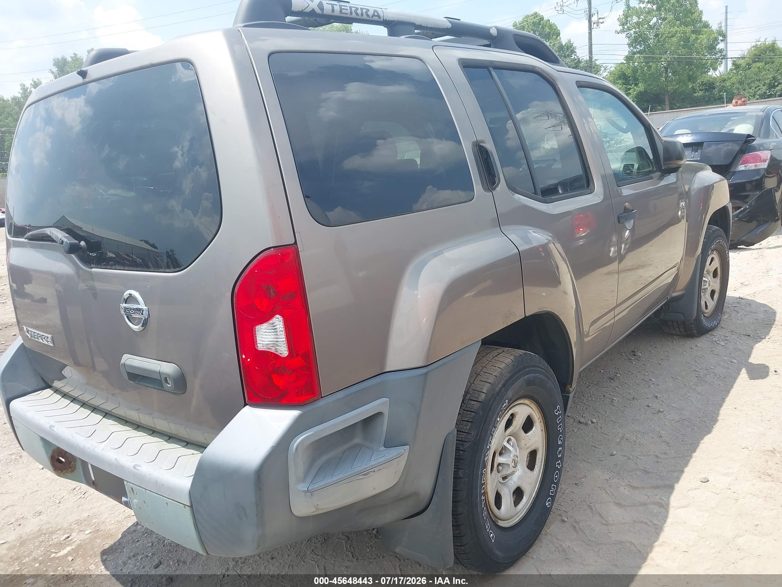 2006 Nissan Xterra X Gold vin: 5N1AN08W56C543586