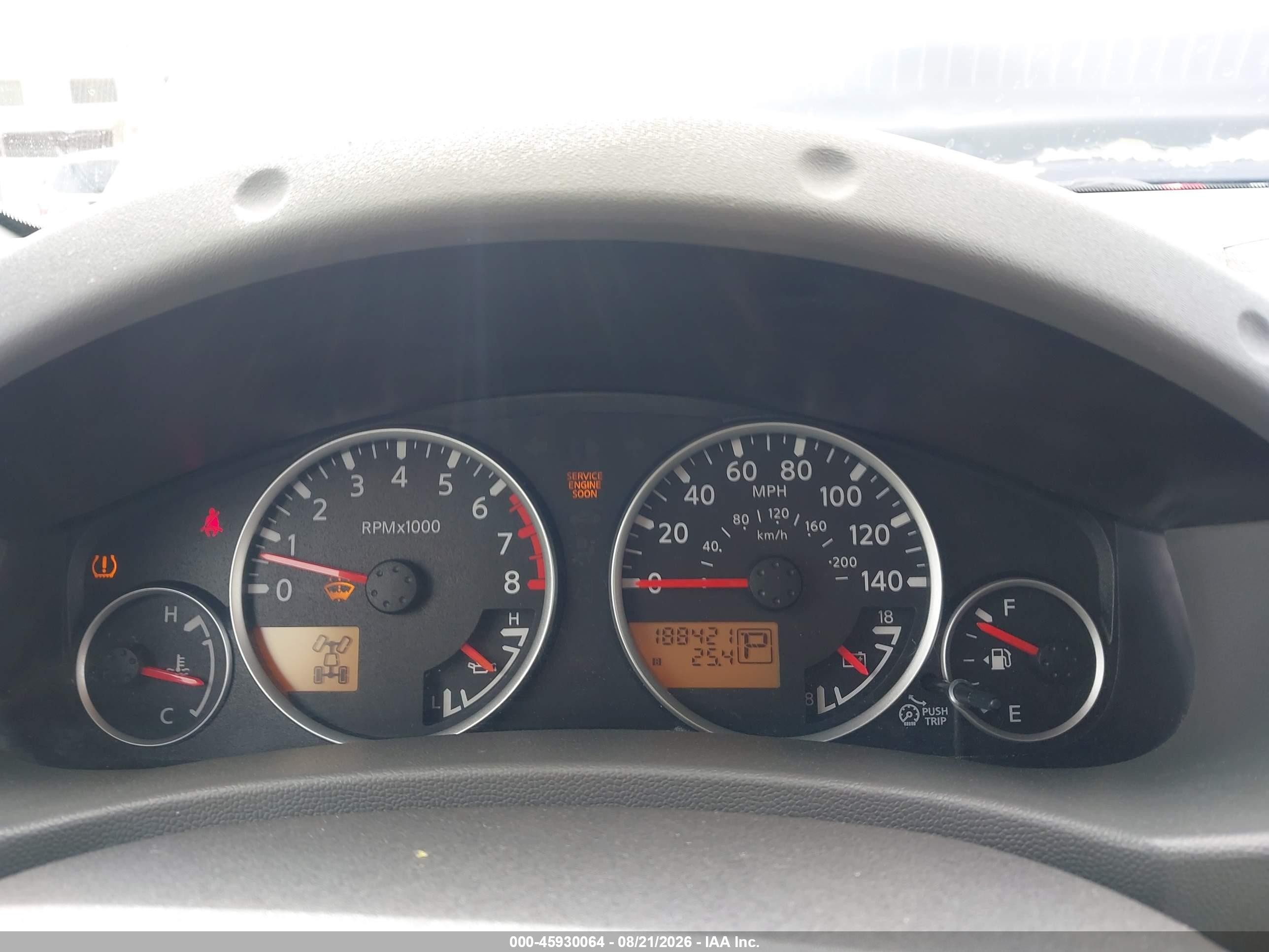2007 Nissan Xterra Se Blue vin: 5N1AN08W57C513604