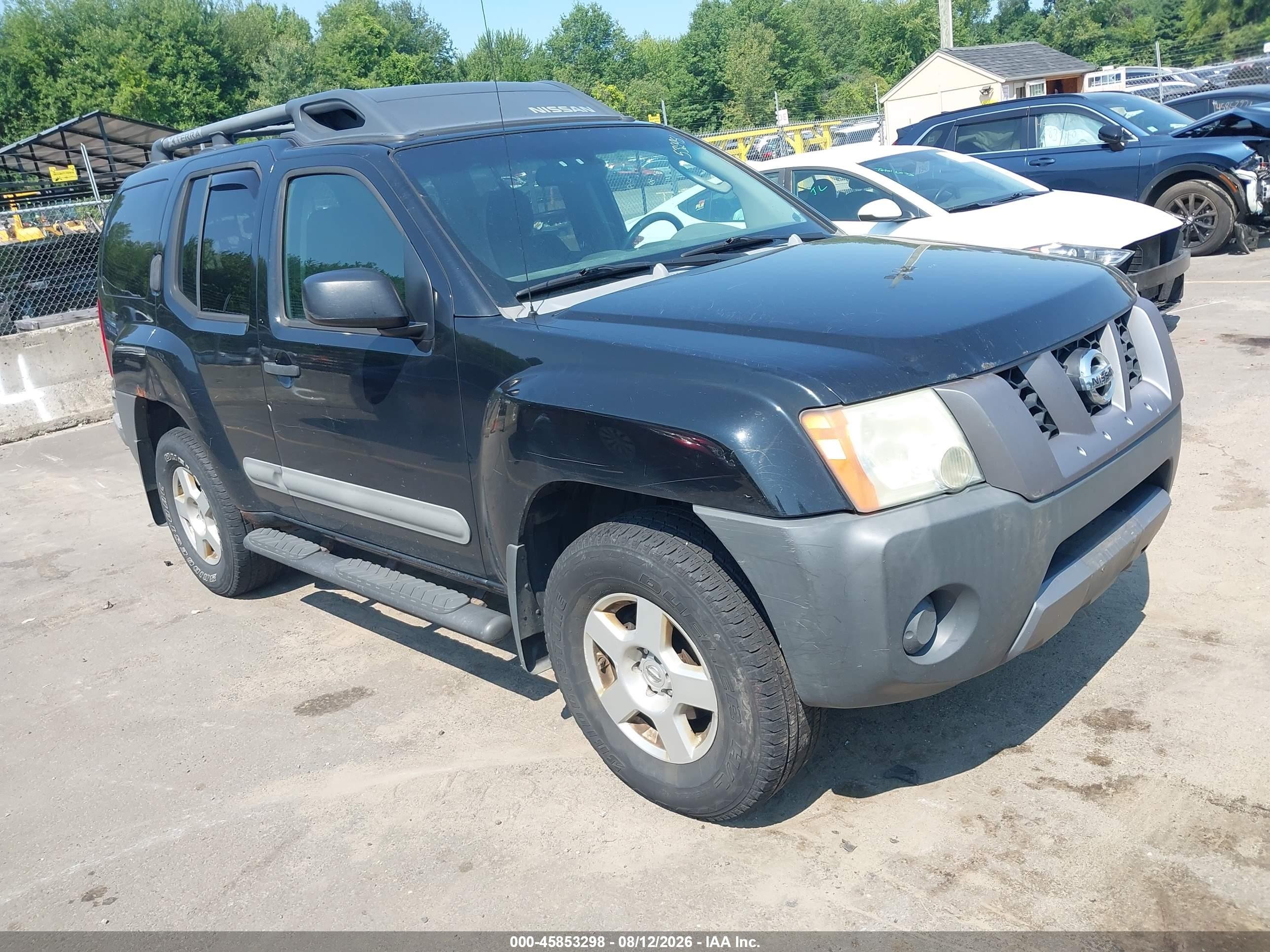 2007 Nissan Xterra S Black vin: 5N1AN08W57C519645