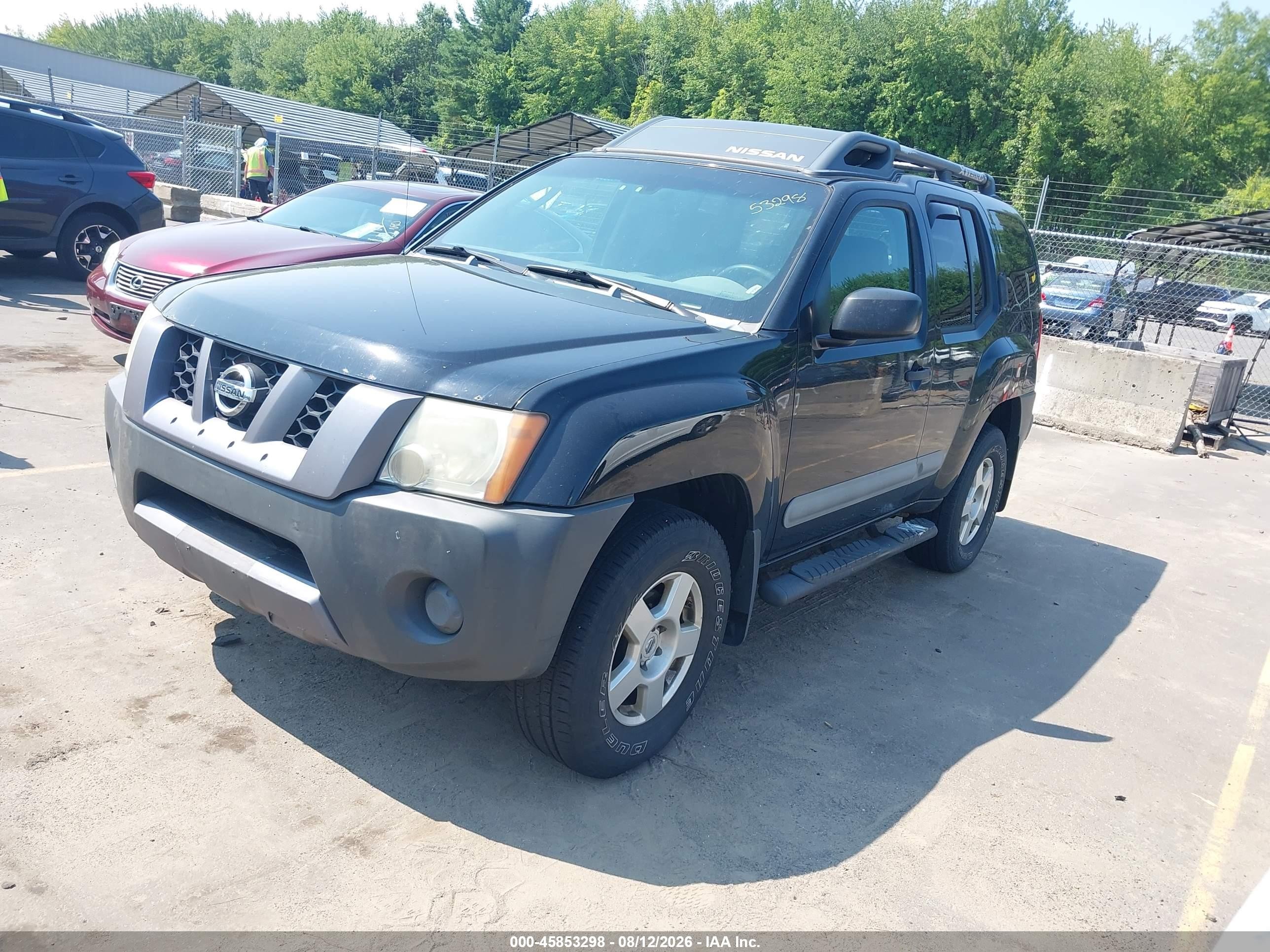 2007 Nissan Xterra S Black vin: 5N1AN08W57C519645