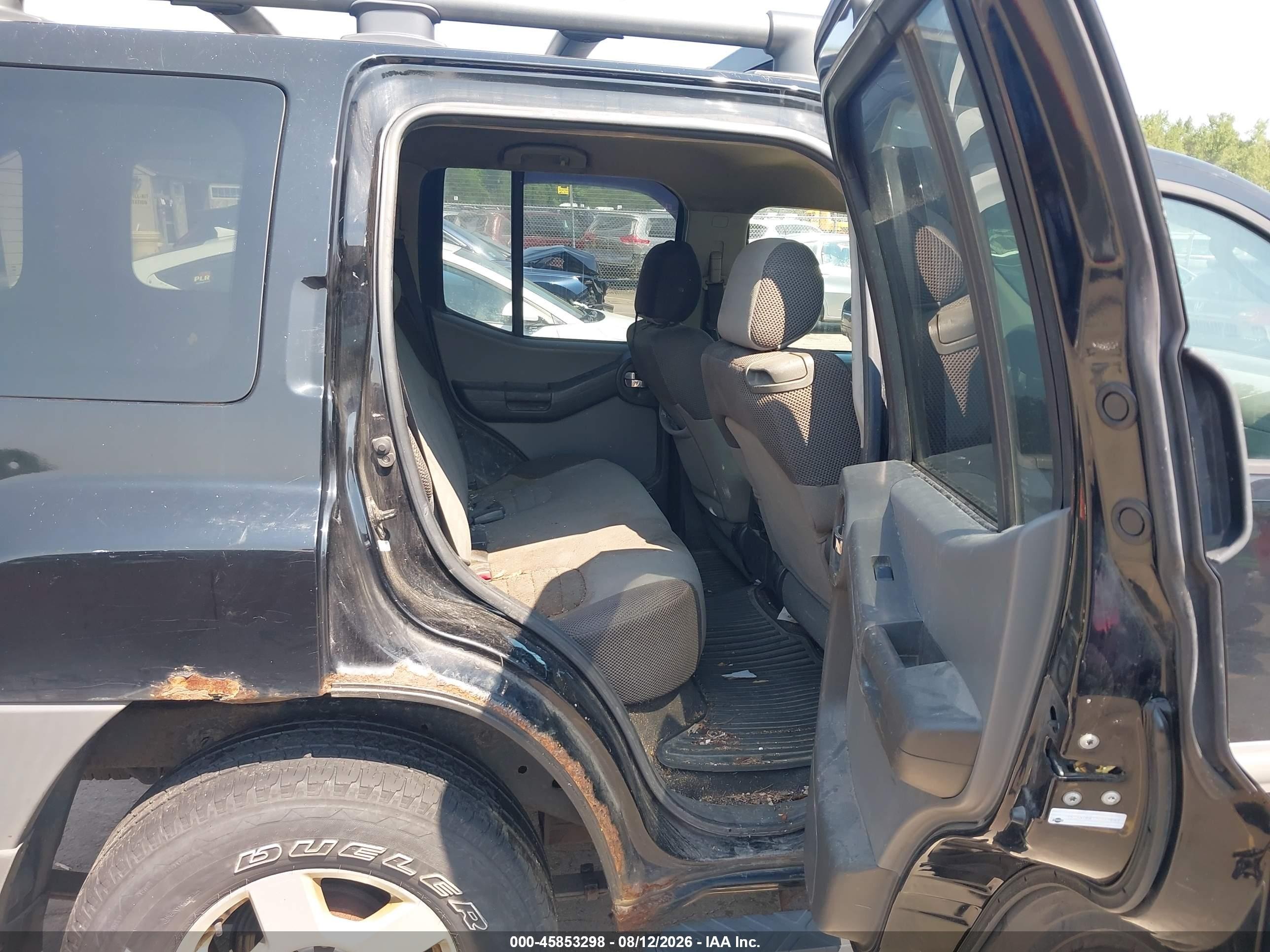2007 Nissan Xterra S Black vin: 5N1AN08W57C519645
