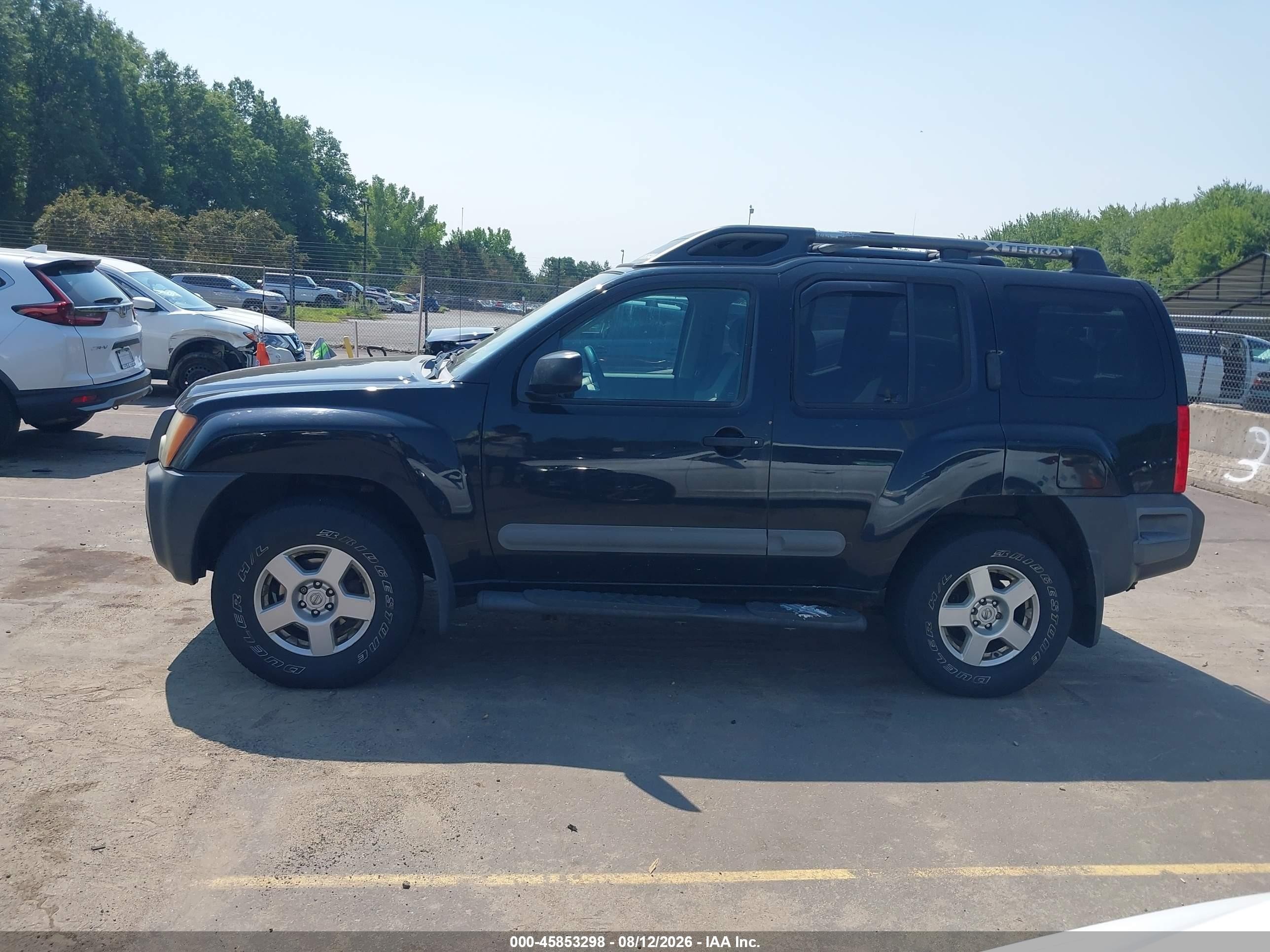 2007 Nissan Xterra S Black vin: 5N1AN08W57C519645