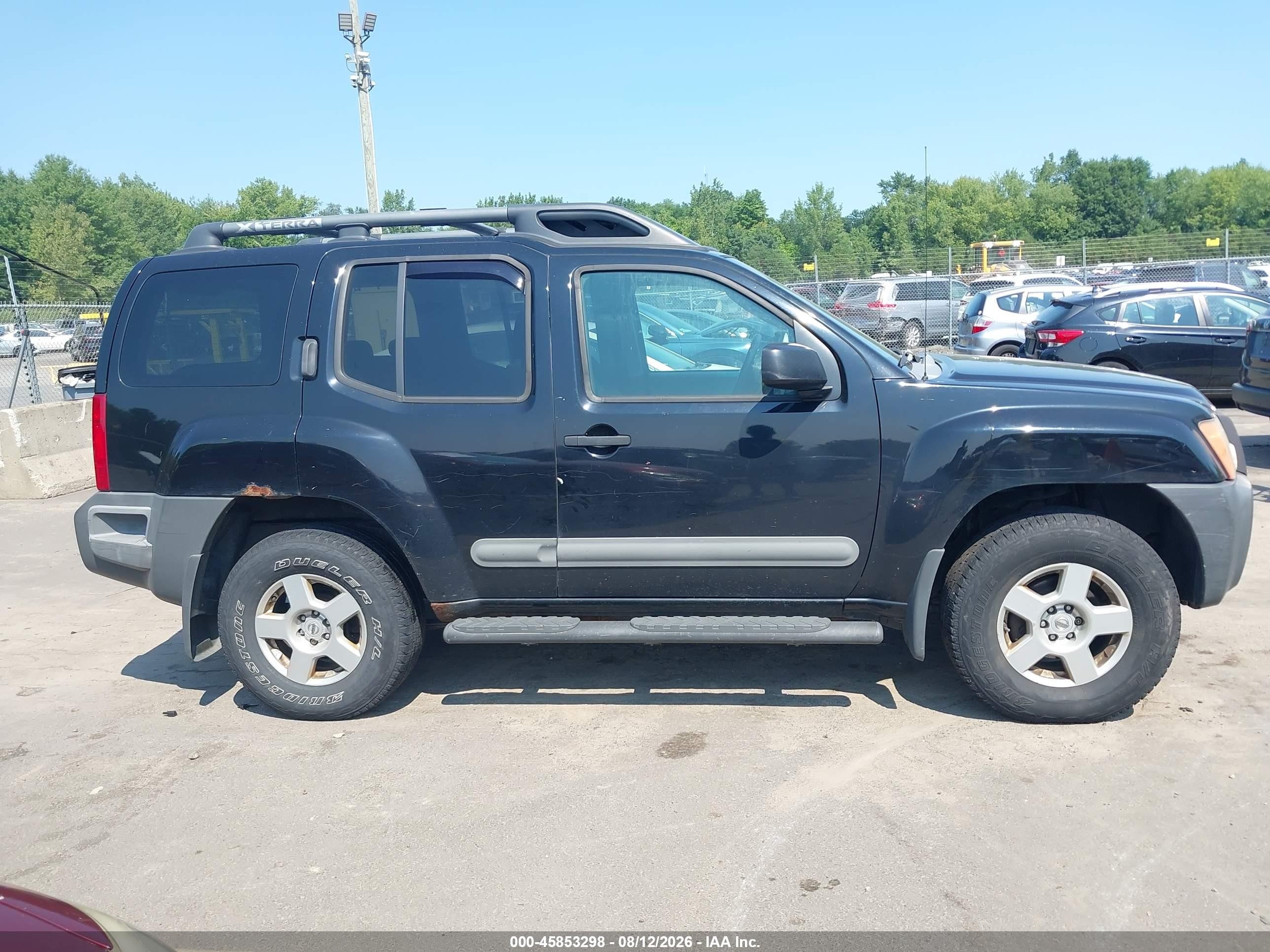 2007 Nissan Xterra S Black vin: 5N1AN08W57C519645