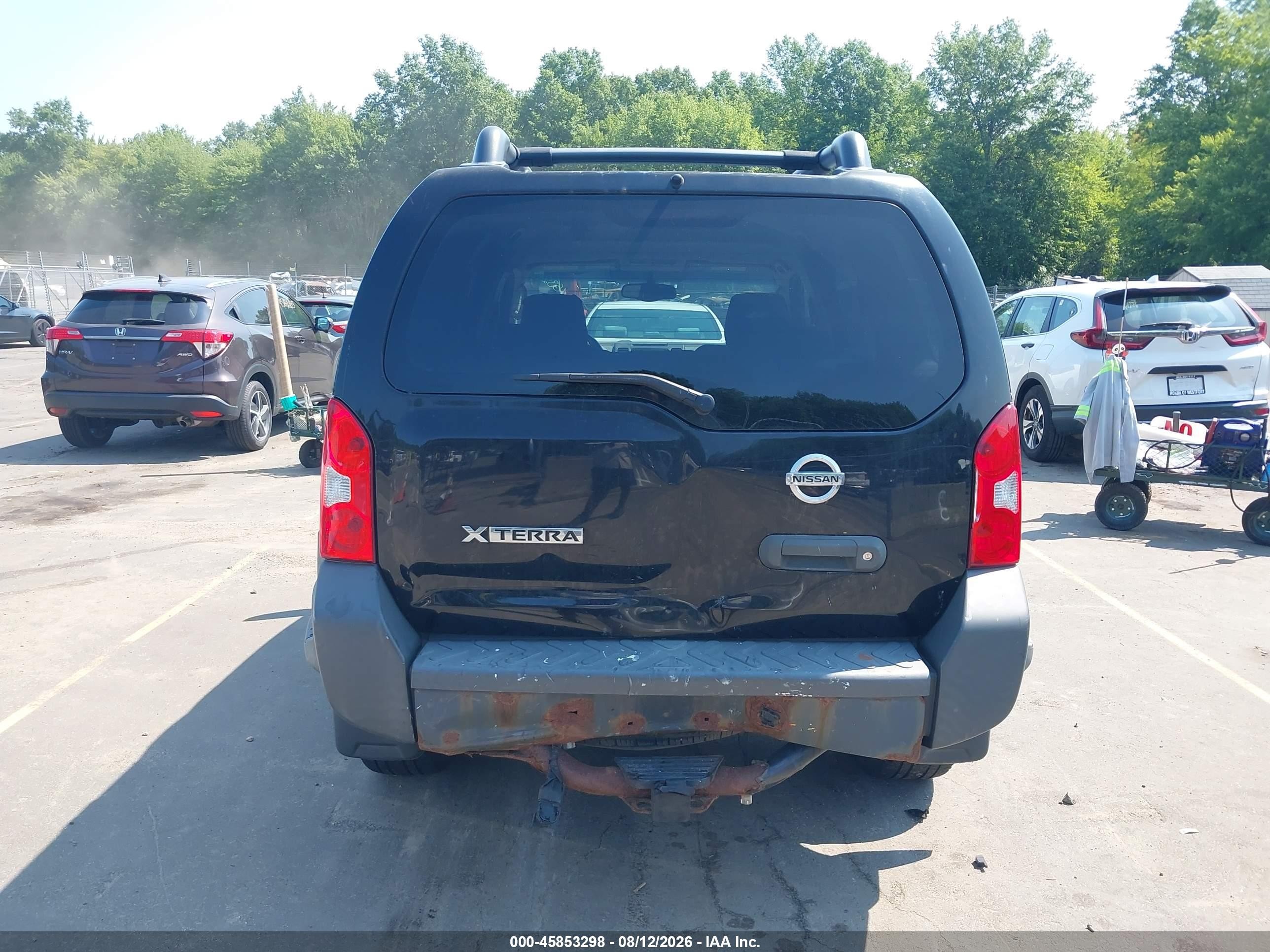 2007 Nissan Xterra S Black vin: 5N1AN08W57C519645