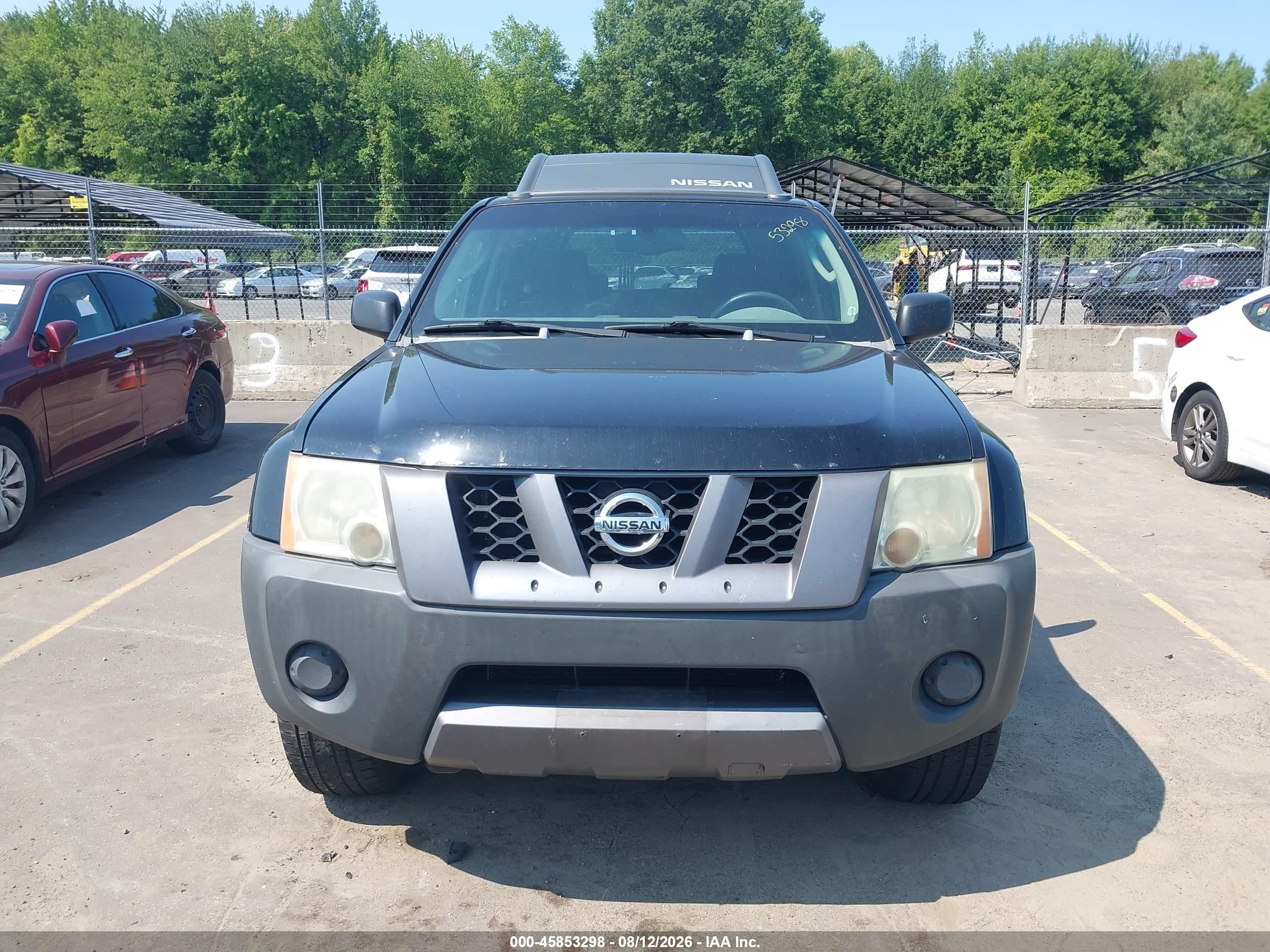 2007 Nissan Xterra S Black vin: 5N1AN08W57C519645
