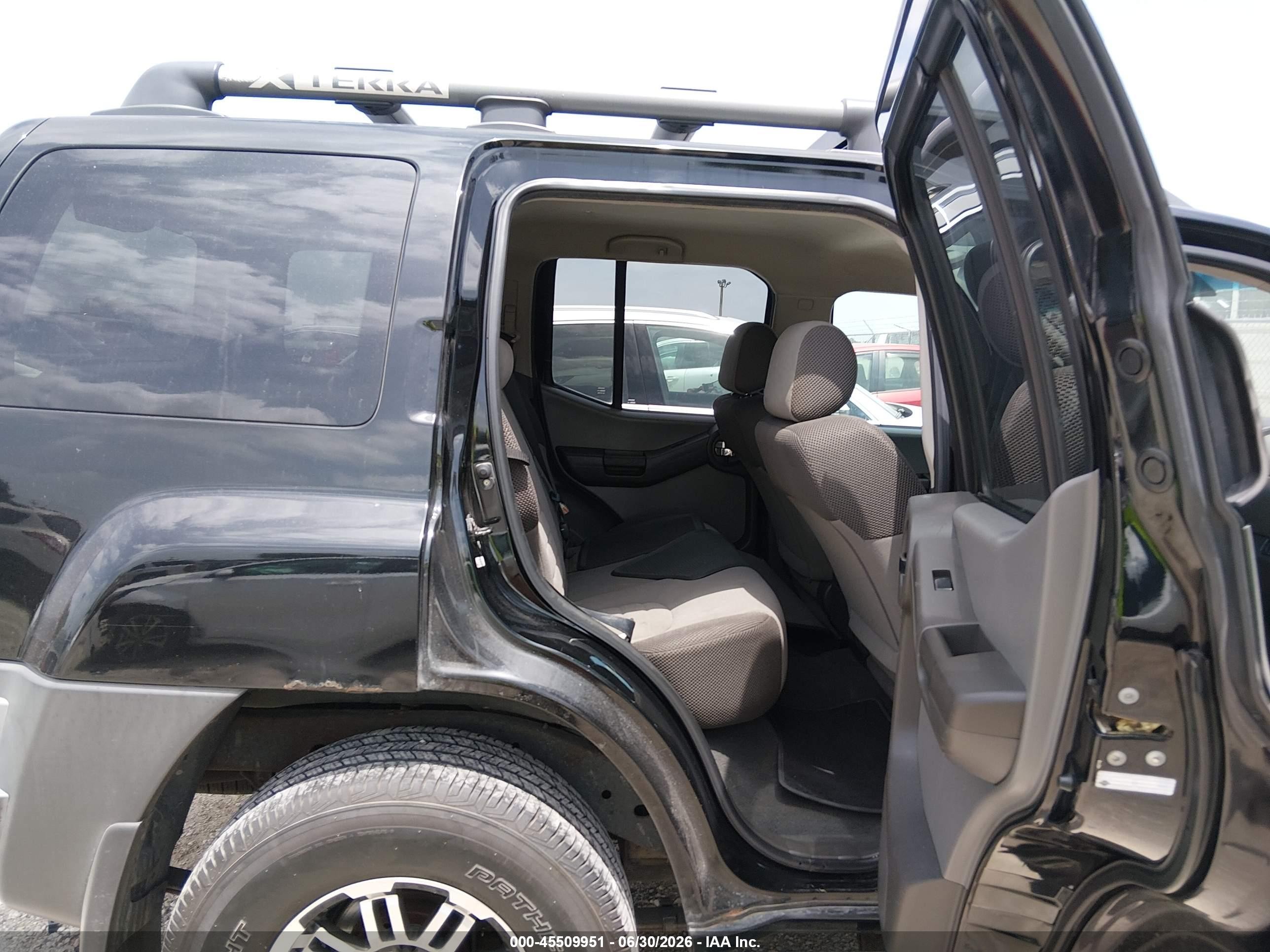 2008 Nissan Xterra S Black vin: 5N1AN08W58C501566
