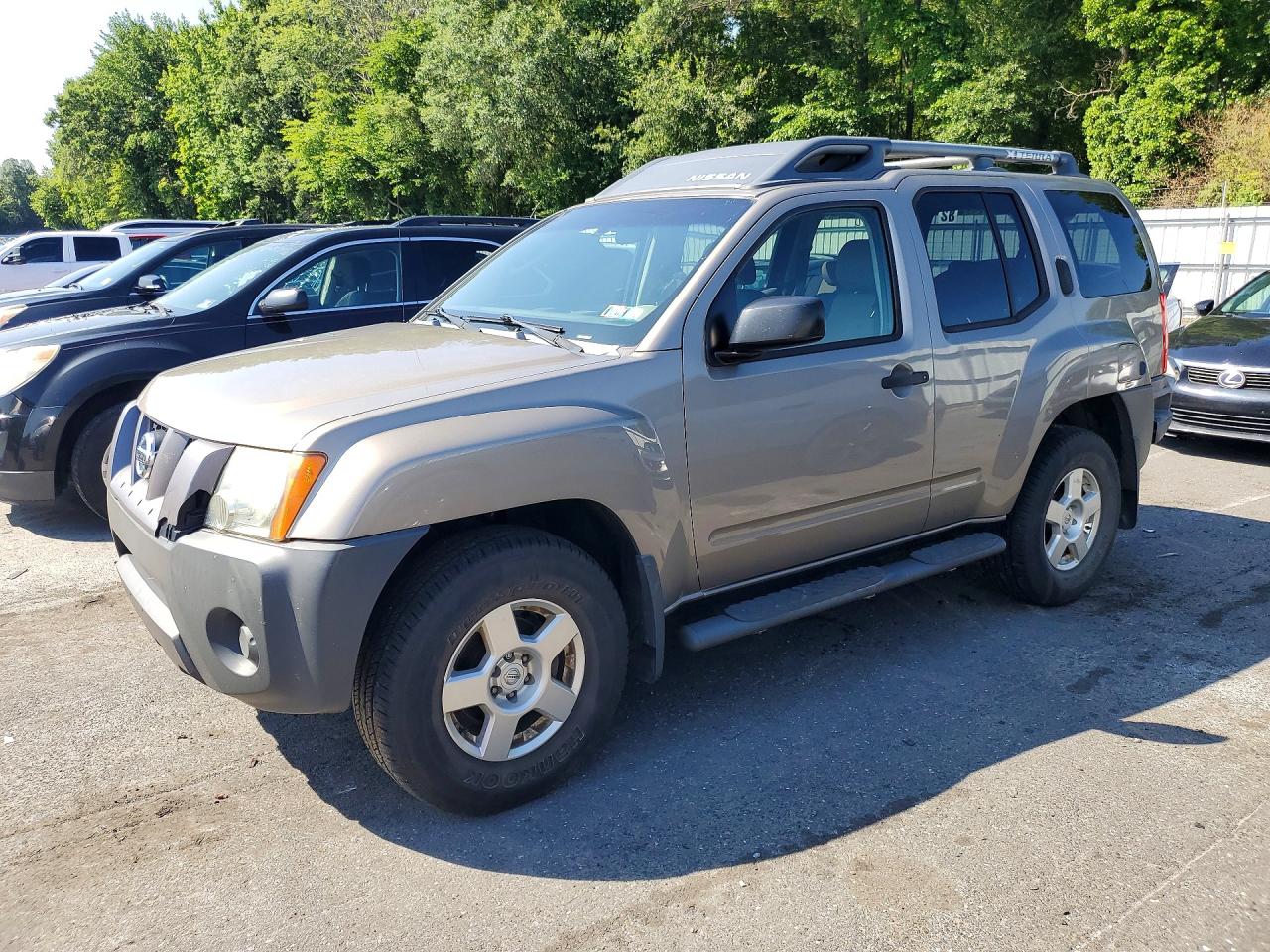2008 Nissan Xterra X Brown vin: 5N1AN08W58C523115