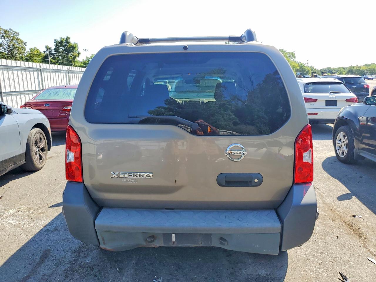 2008 Nissan Xterra X Brown vin: 5N1AN08W58C523115