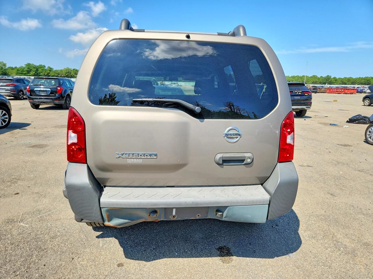 2008 Nissan Xterra X Silver vin: 5N1AN08W58C523115