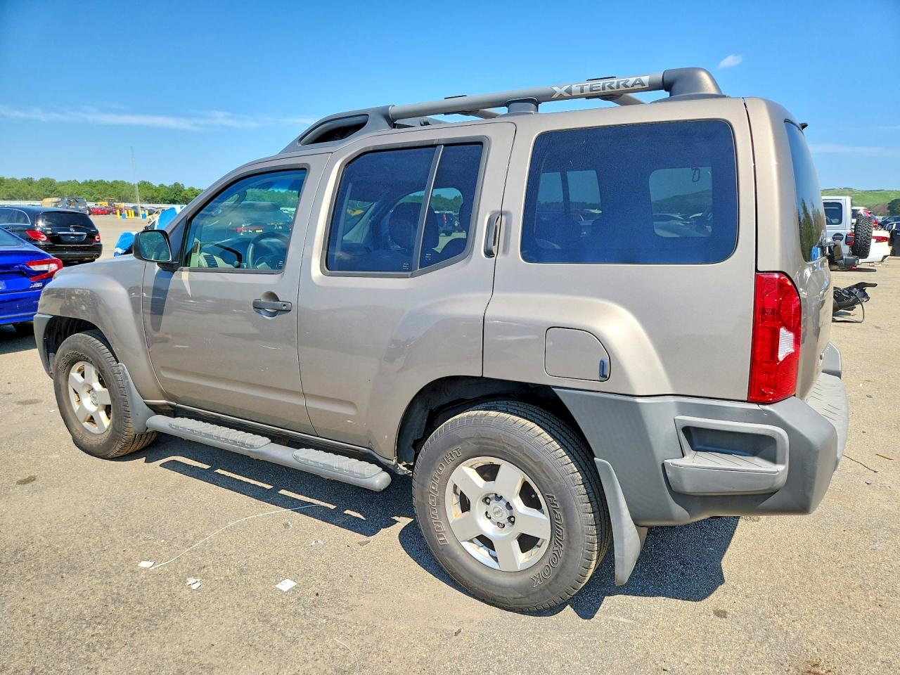 2008 Nissan Xterra X Silver vin: 5N1AN08W58C523115