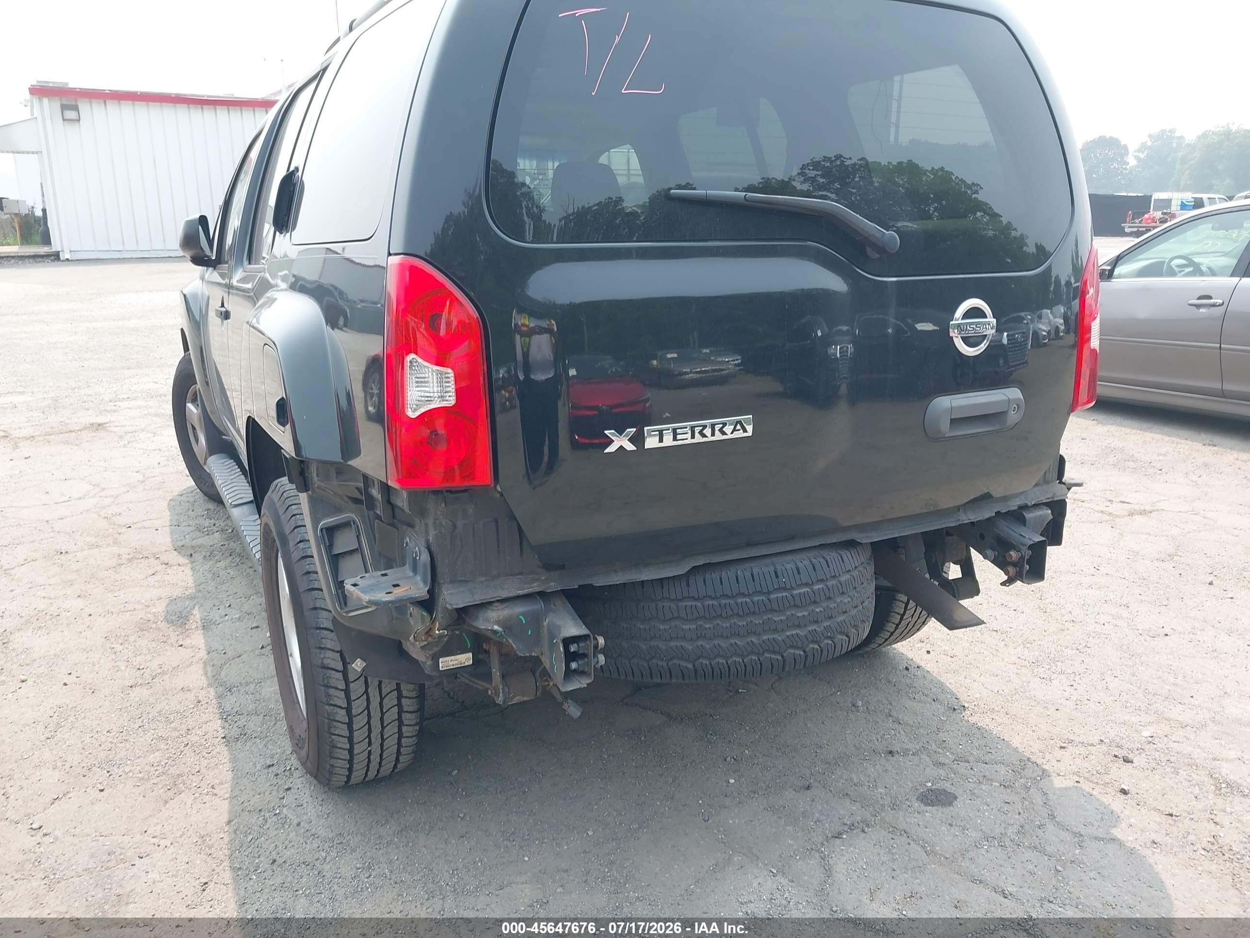 2008 Nissan Xterra S Черный vin: 5N1AN08W58C541243