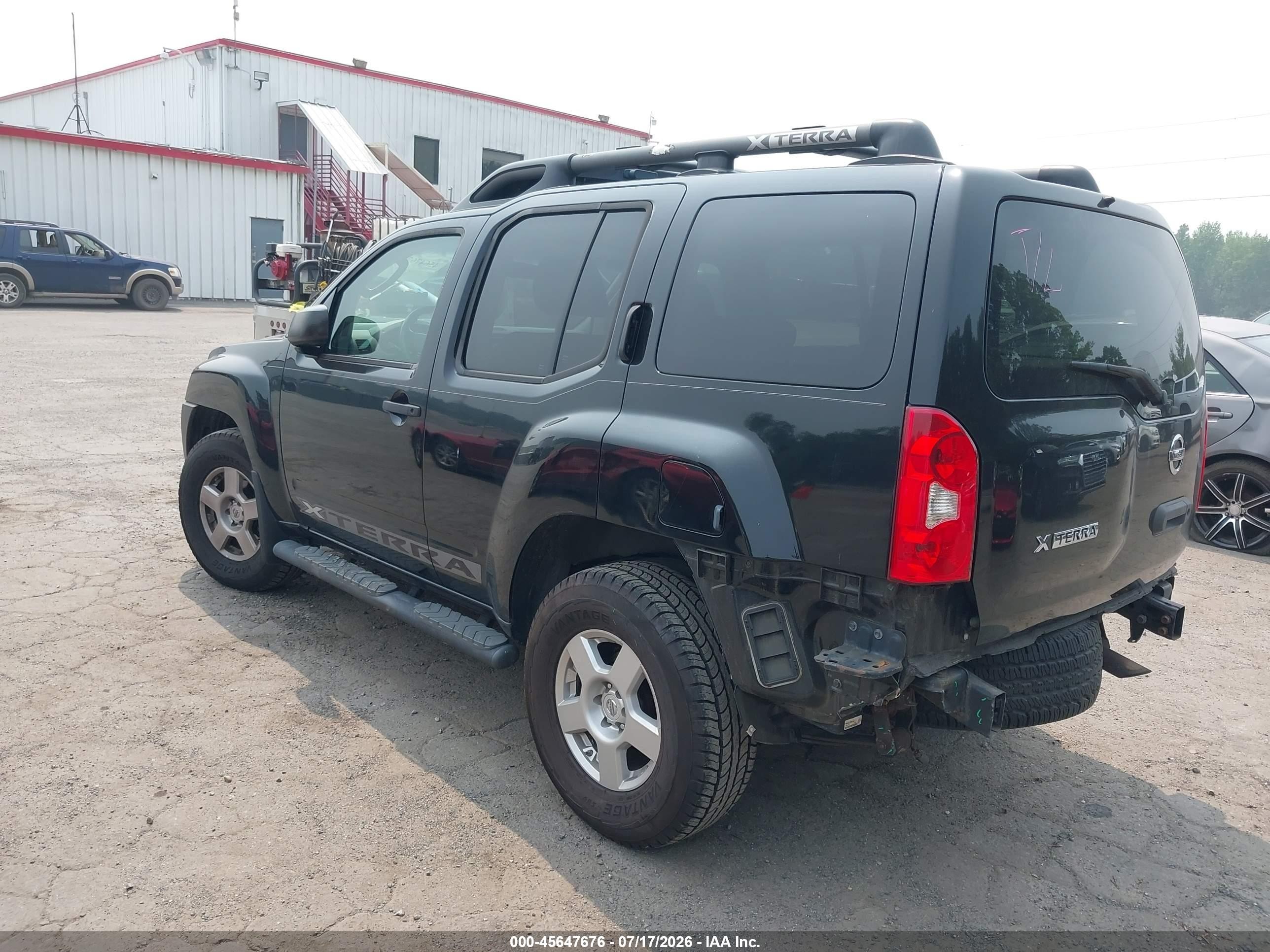 2008 Nissan Xterra S Черный vin: 5N1AN08W58C541243