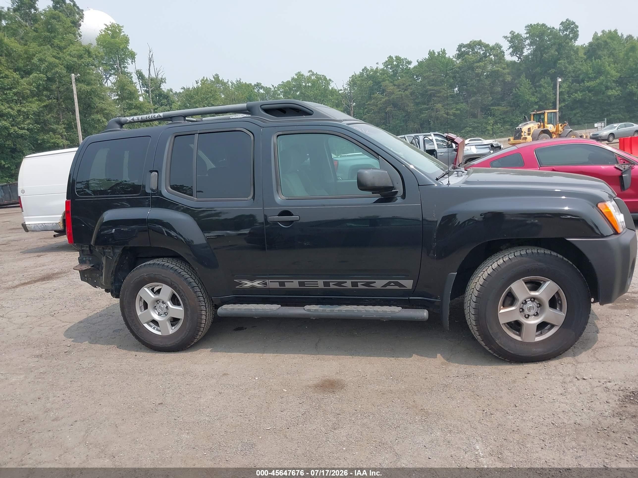 2008 Nissan Xterra S Черный vin: 5N1AN08W58C541243