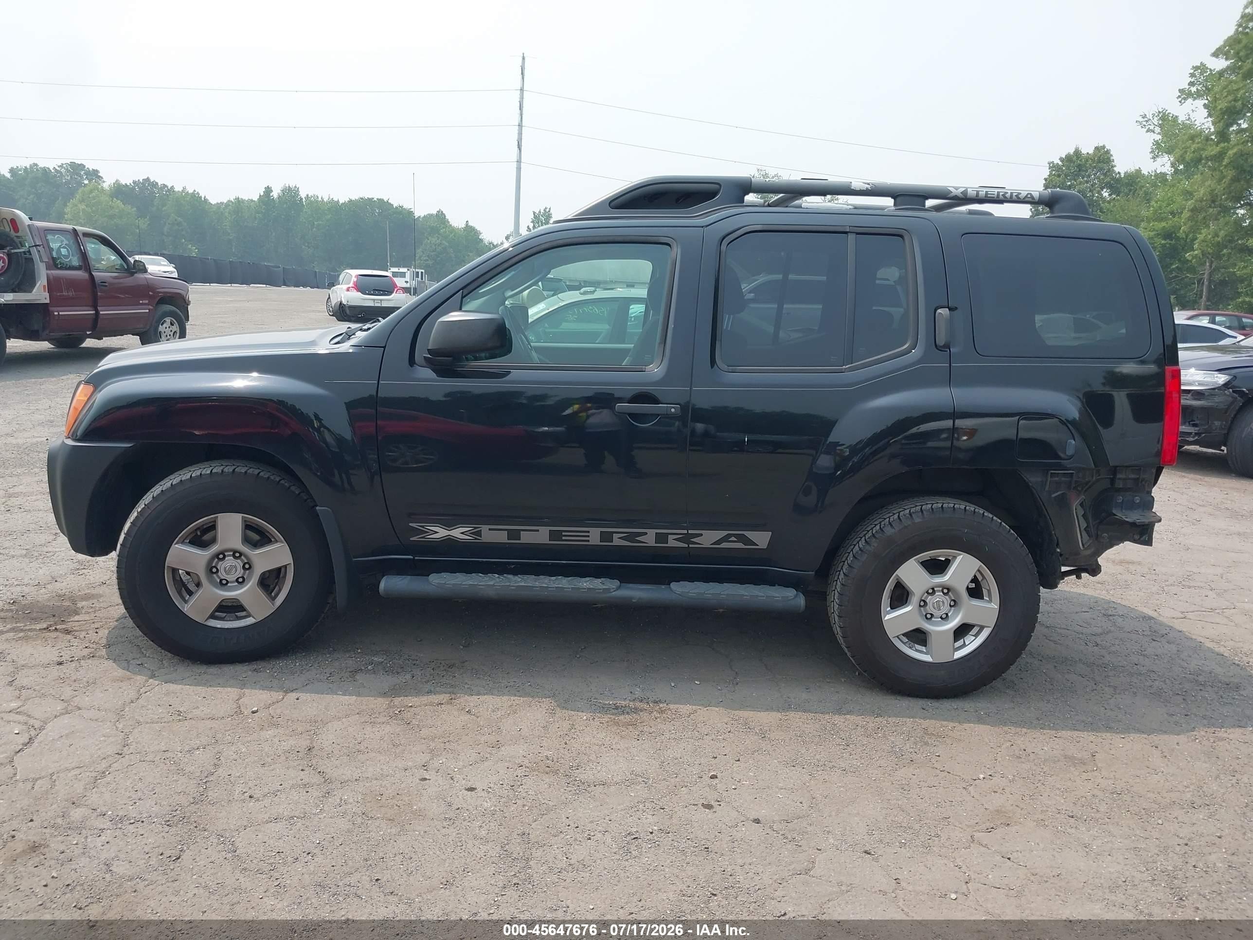 2008 Nissan Xterra S Черный vin: 5N1AN08W58C541243