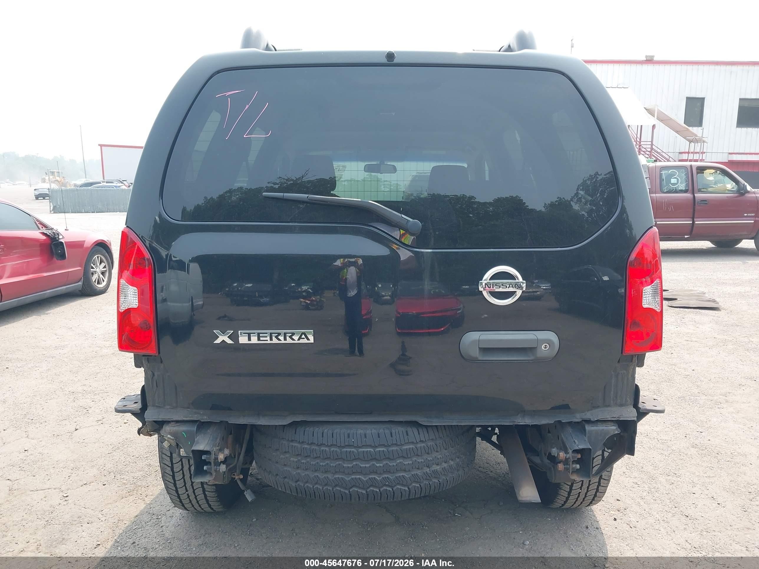 2008 Nissan Xterra S Черный vin: 5N1AN08W58C541243