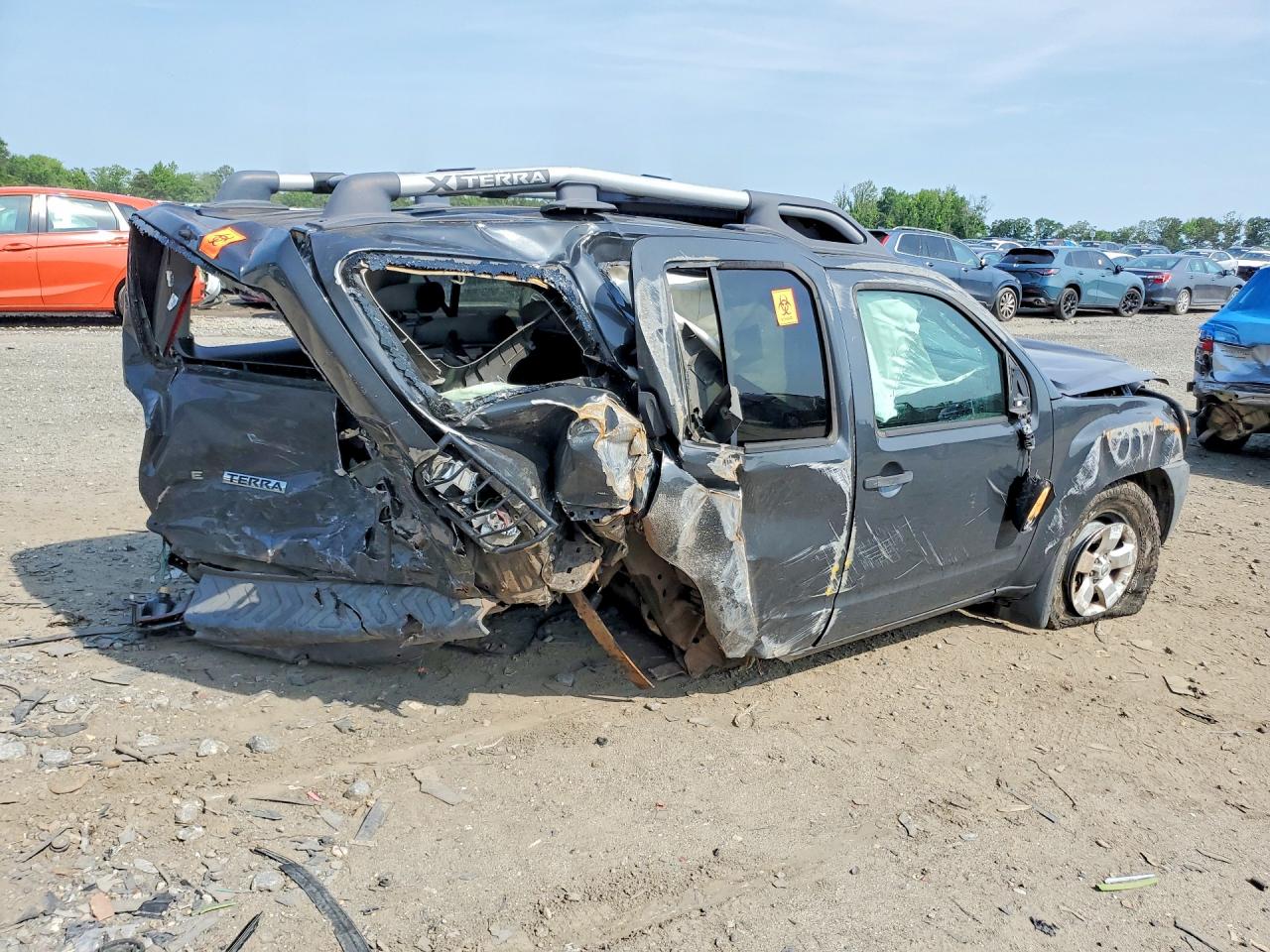 2009 Nissan Xterra X Gray vin: 5N1AN08W59C515601