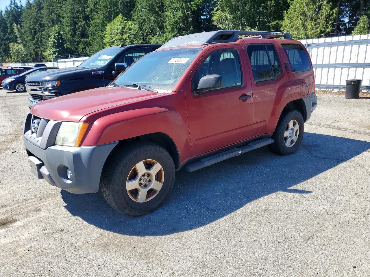 2006 Nissan Xterra X Красный vin: 5N1AN08W66C522861