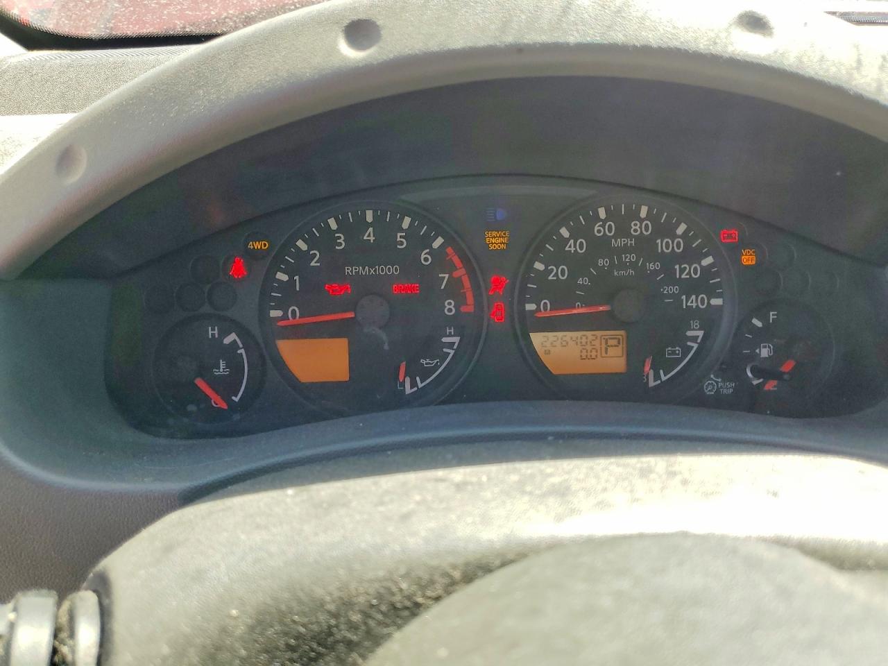 2006 Nissan Xterra X Красный vin: 5N1AN08W66C522861