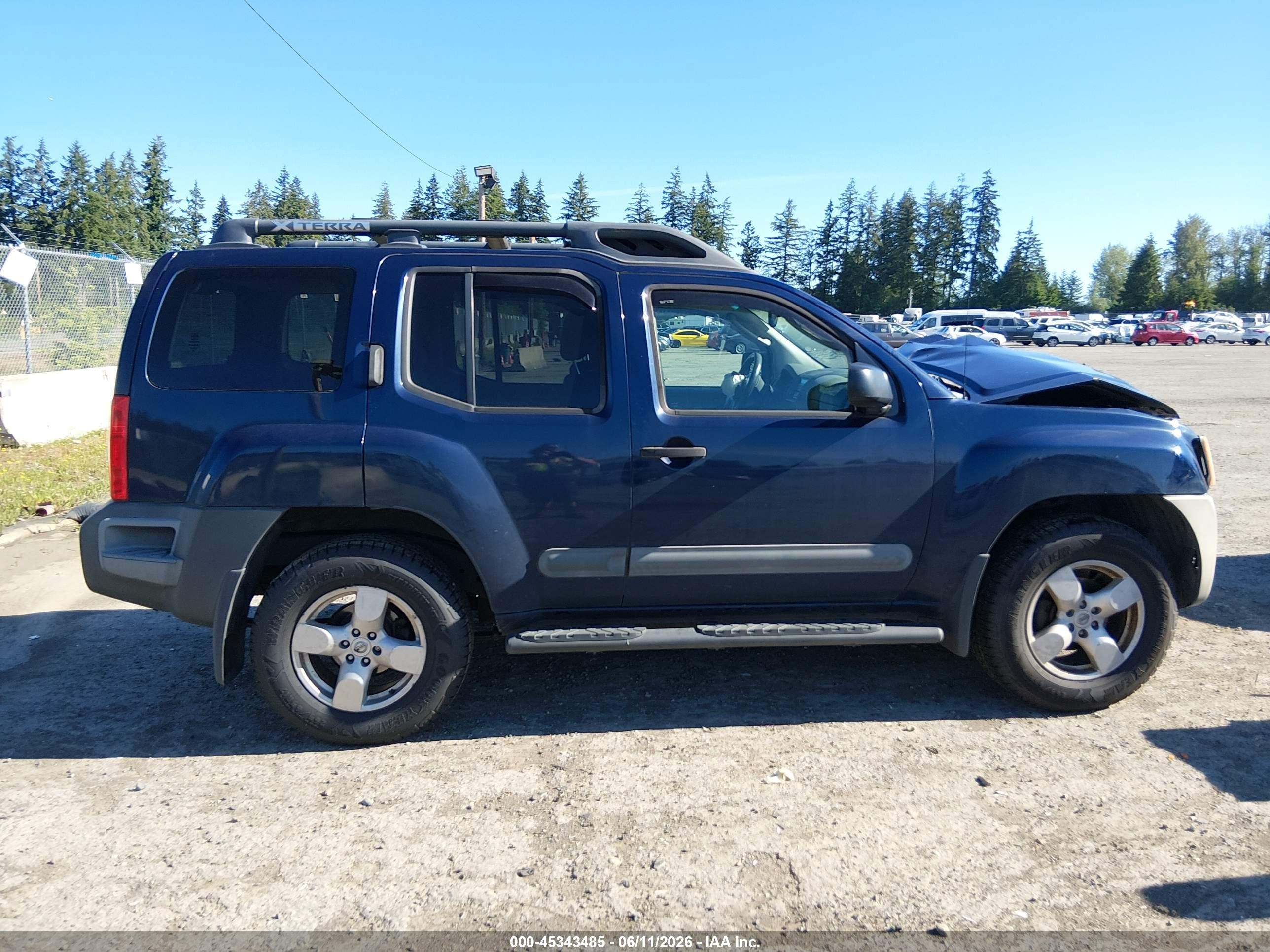 2006 Nissan Xterra Se Blue vin: 5N1AN08W66C537523